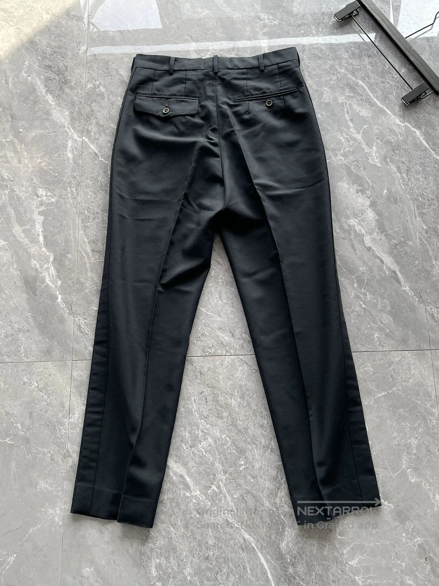 Yohji Yamamoto Yohji Yamamoto 90s Indigo Wool Trousers. Size US 35 - 5 Thumbnail