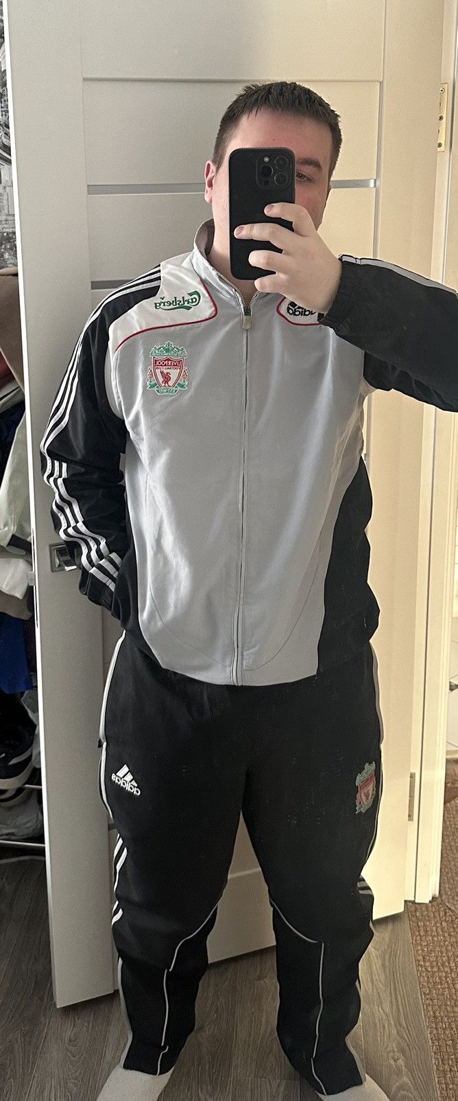 Adidas Adidas Liverpool Vintage 2008-2009 Tracksuit Galsberg hype Size US L / EU 52-54 / 3 - 3 Thumbnail