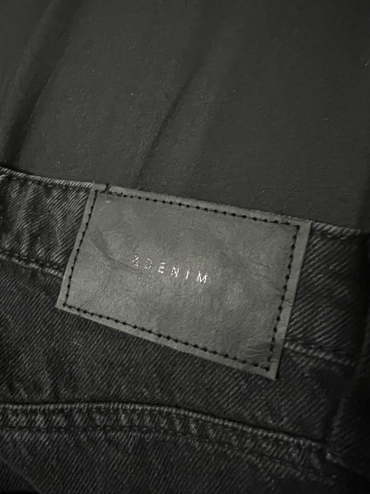 H&M Y2K Denim Black Jeans Size US 29 - 6 Thumbnail