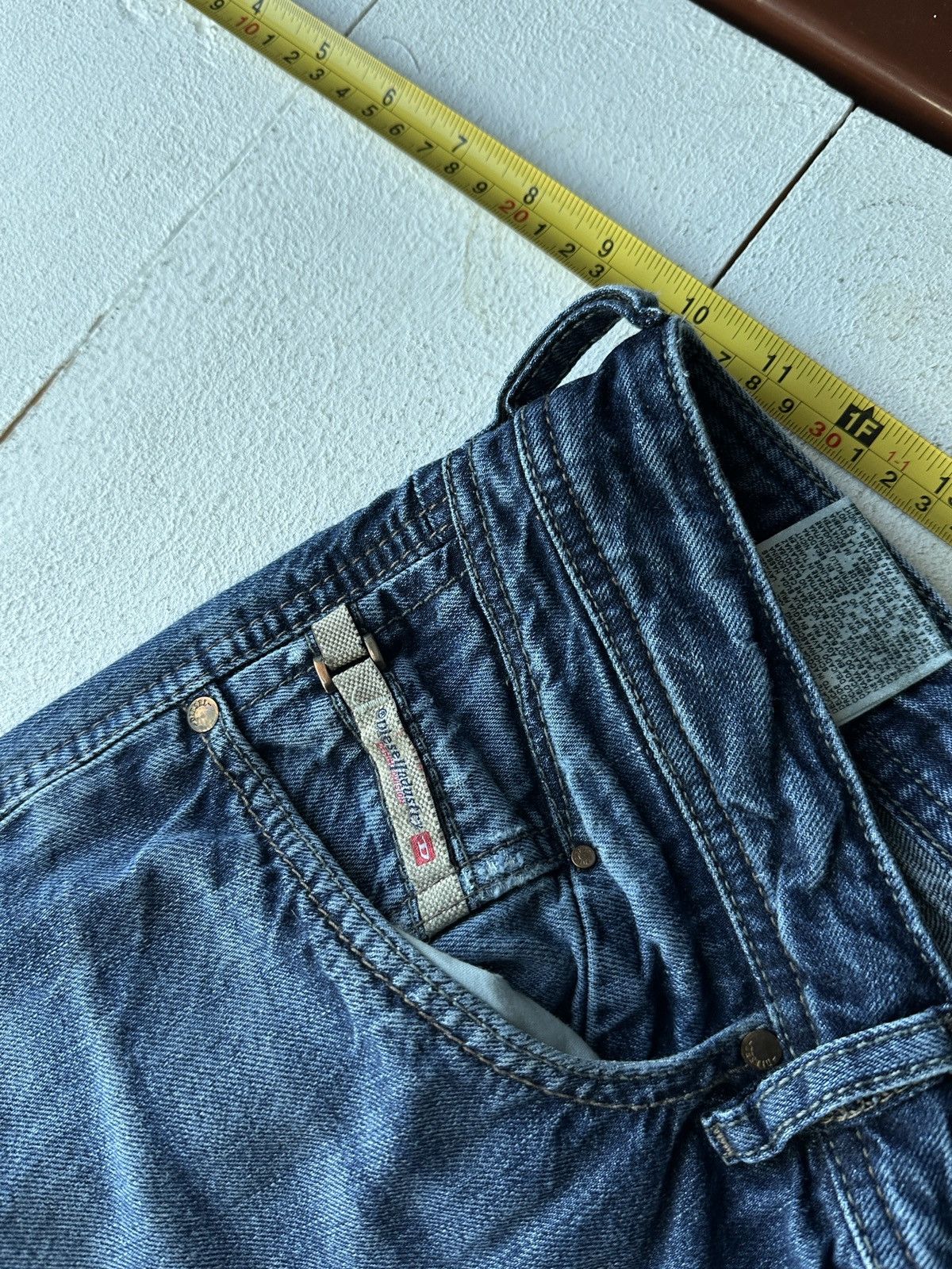 Diesel 🚨 RARE DIESEL MEN DENIM JEANS AVANT GARDE IFSIXWASNINE Y2K Size US 34 / EU 50 - 7 Thumbnail