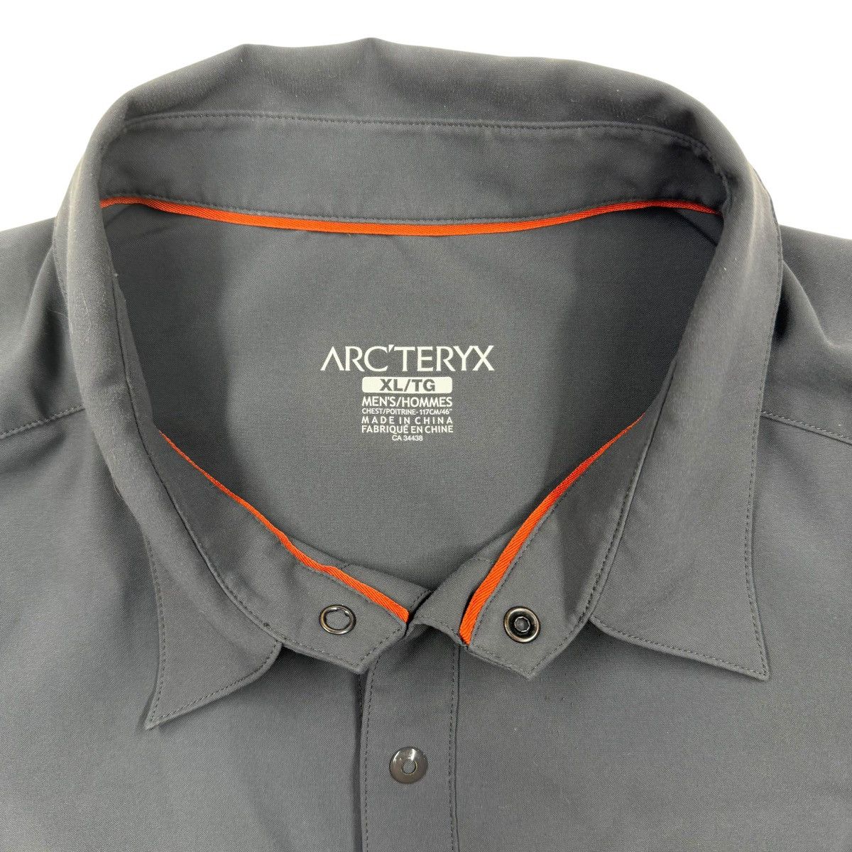 Arc'teryx Short Sleeve Snap Button Down Shirt Size US XL / EU 56 / 4 - 7 Thumbnail