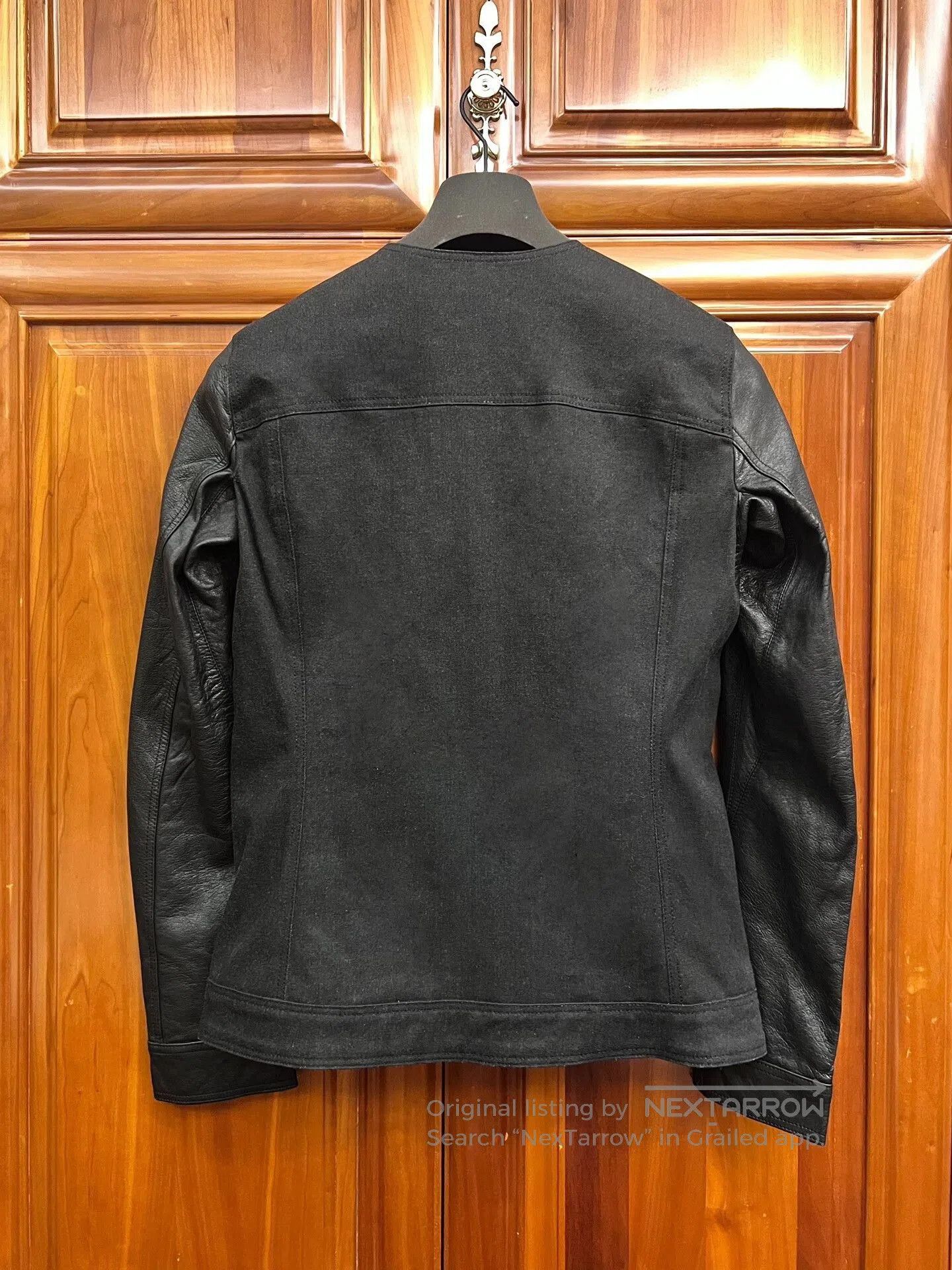 Rick Owens Rick Owens Tactical Zip Denim Leather Jacket. Size US M / EU 48-50 / 2 - 4 Thumbnail