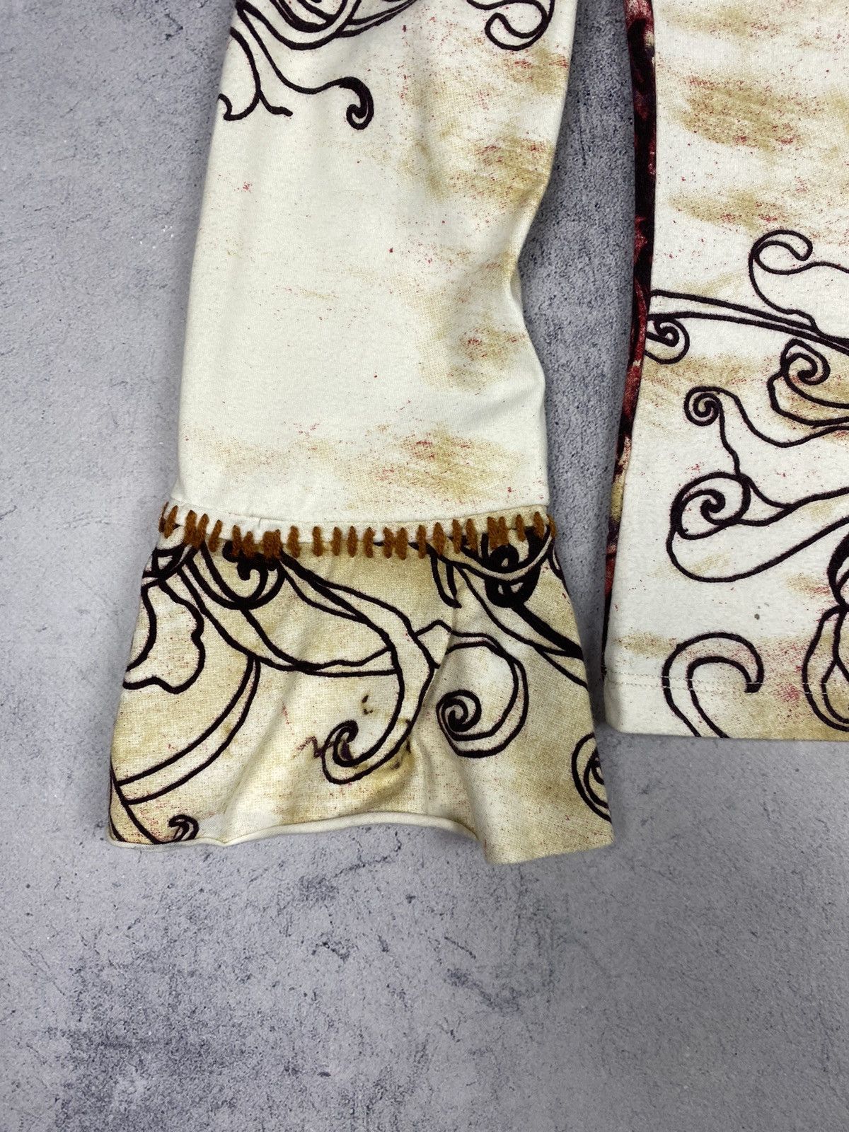 Just Cavalli × Roberto Cavalli Vintage Just Cavalli Italy Designer Blouse Long Sleeve Shirt Size L / US 10 / IT 46 - 5 Thumbnail
