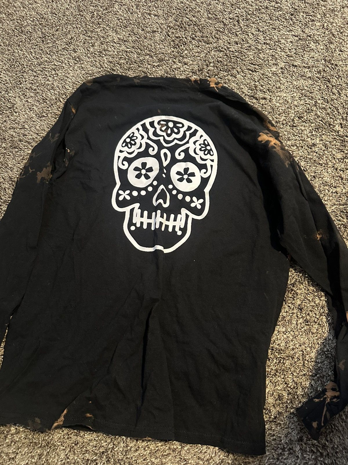 Other Day Of The Dead Long Sleeve T Shirt Size Large Bleached Size US L / EU 52-54 / 3 - 4 Thumbnail