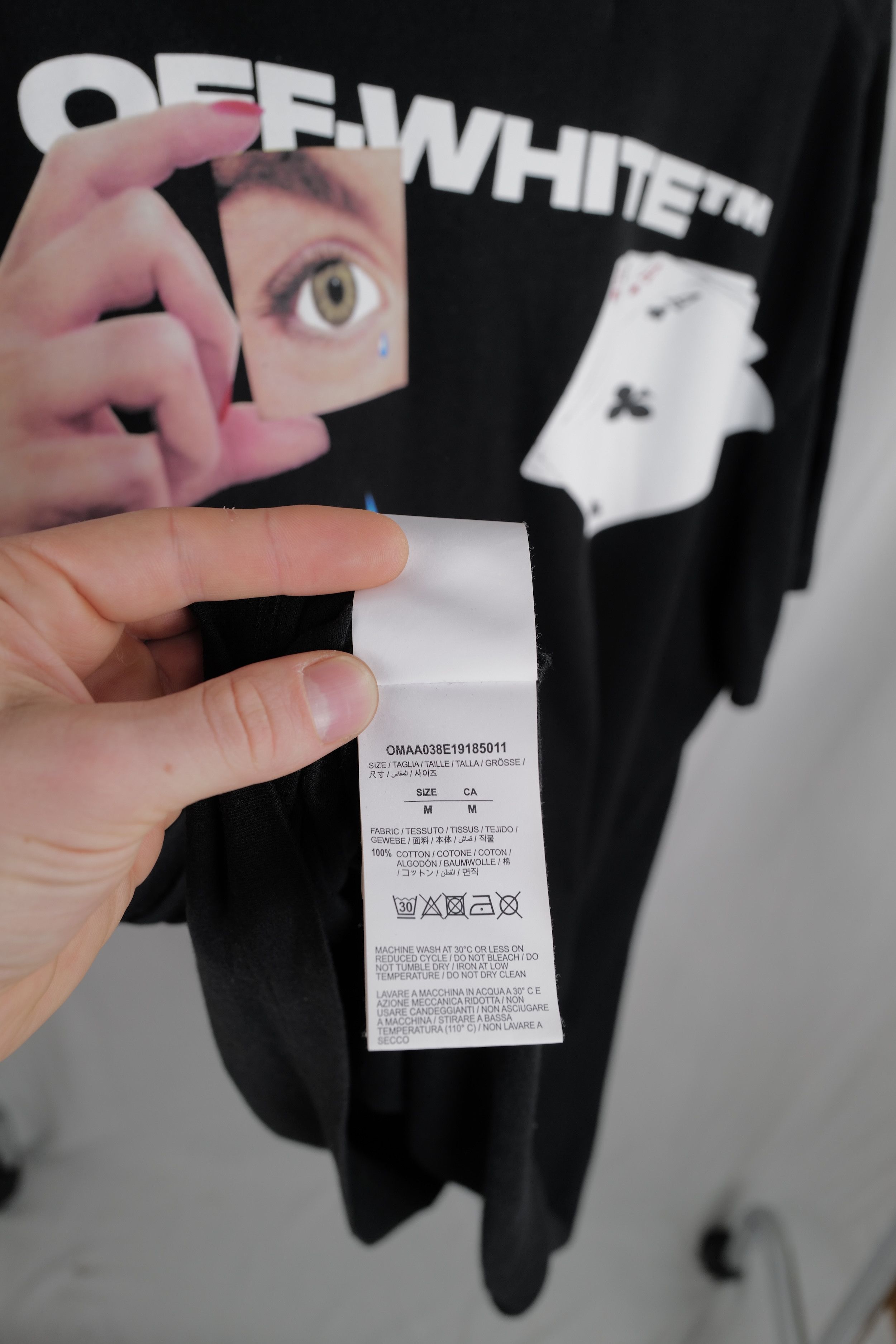 Off-White OFF-WHITE CARDS T-SHIRT Size US M / EU 48-50 / 2 - 14 Thumbnail