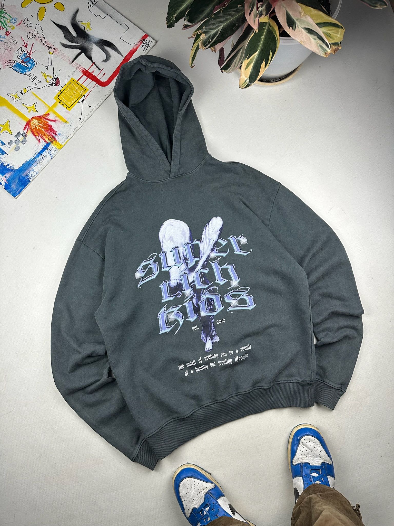 Other Baggy Streetwear Hoodie rolls royce logo Size US M / EU 48-50 / 2 - 14 Thumbnail