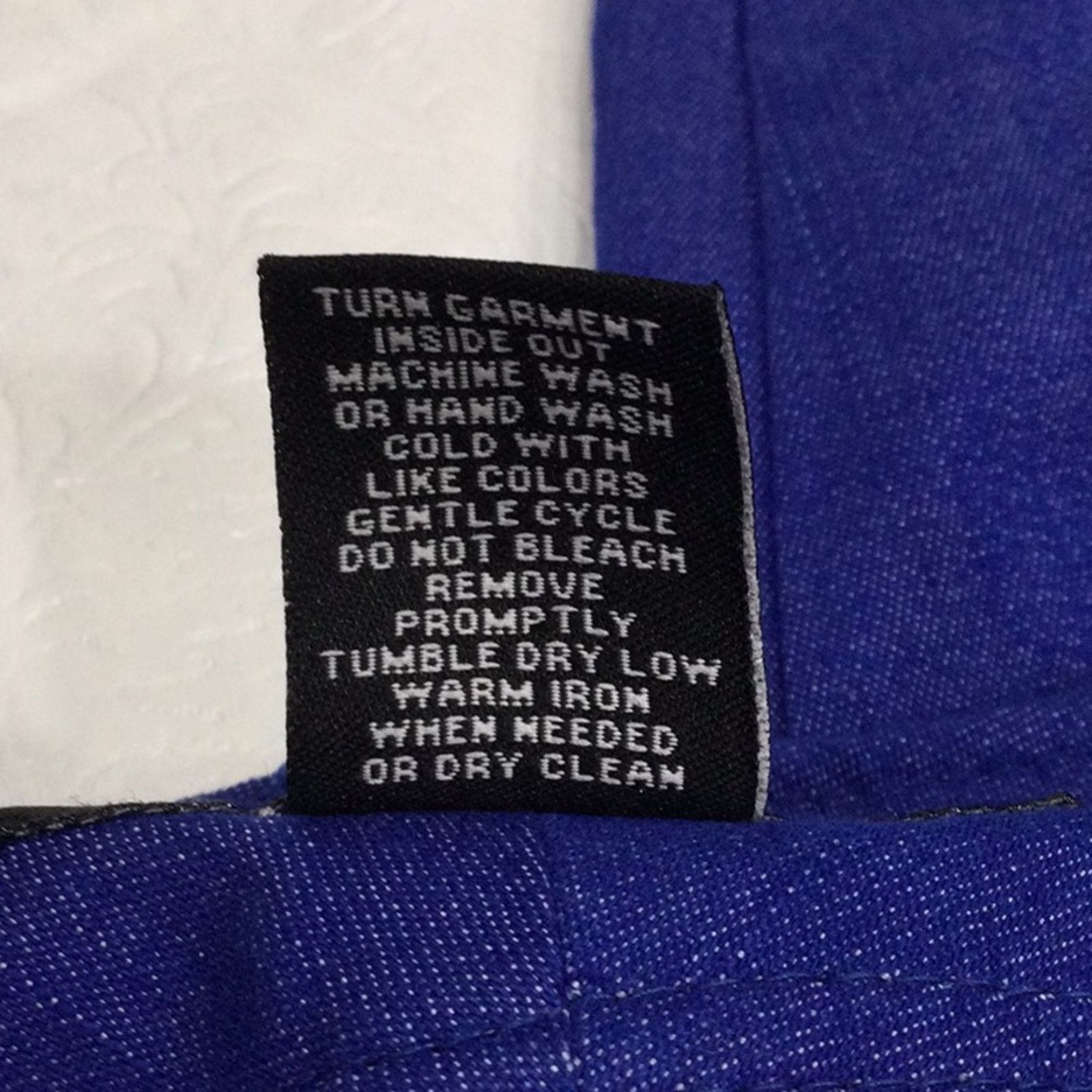 Other Larry Levine Blue Cropped Rolled Cuff Capri Pant Size 8 Size 30" / US 8 / IT 44 - 16 Thumbnail