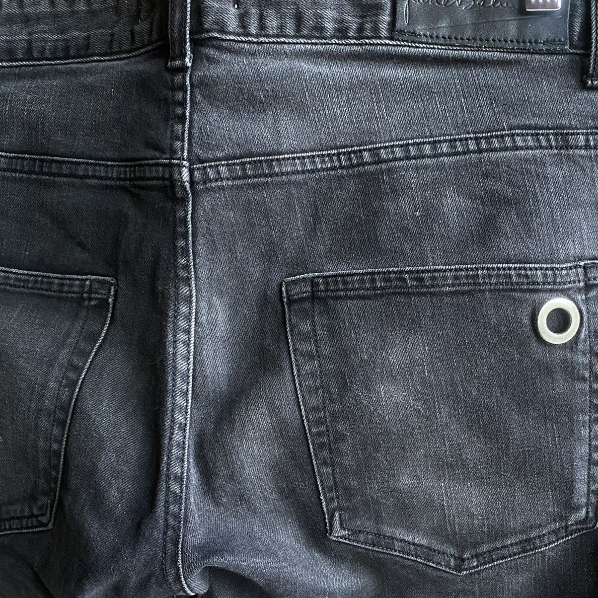 Balmain Balmain Charcoal Grey Knees Dart Biker Jeans Size US 34 / EU 50 - 4 Thumbnail