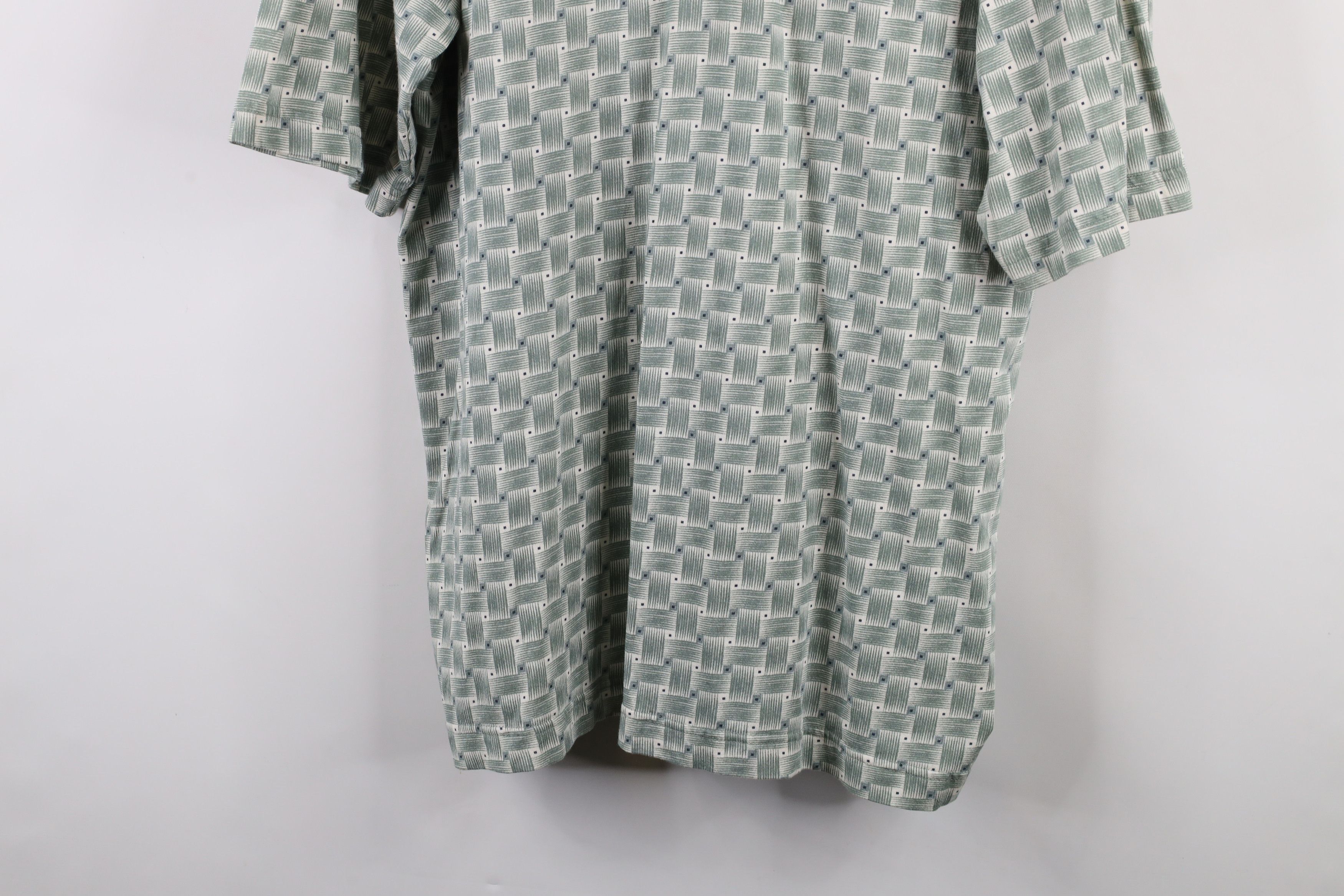 Vintage Vintage 90s Streetwear Blend Cross Weave Collared Polo Shirt Size US L / EU 52-54 / 3 - 3 Thumbnail
