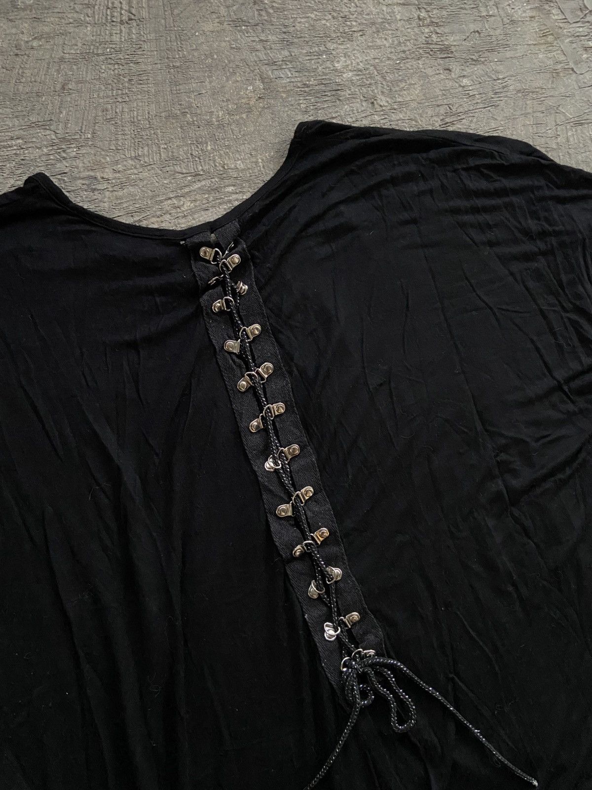 14th Addiction 2000s Leafer Ltd - Vkei Style Skull Beads Rope Back Tee Size ONE SIZE - 6 Thumbnail
