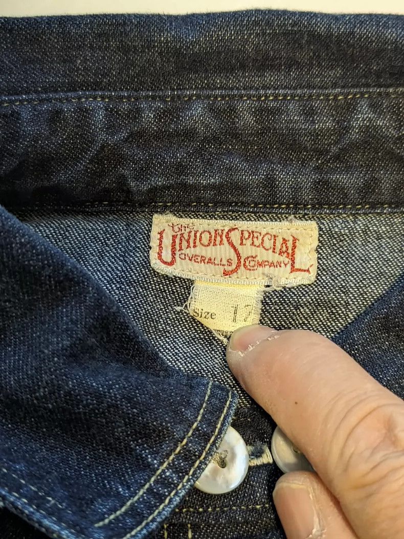Freewheelers FREEWHEELERS Size 17 INDIGO DENI… Shirt Size US XS / EU 42 / 0 - 5 Thumbnail