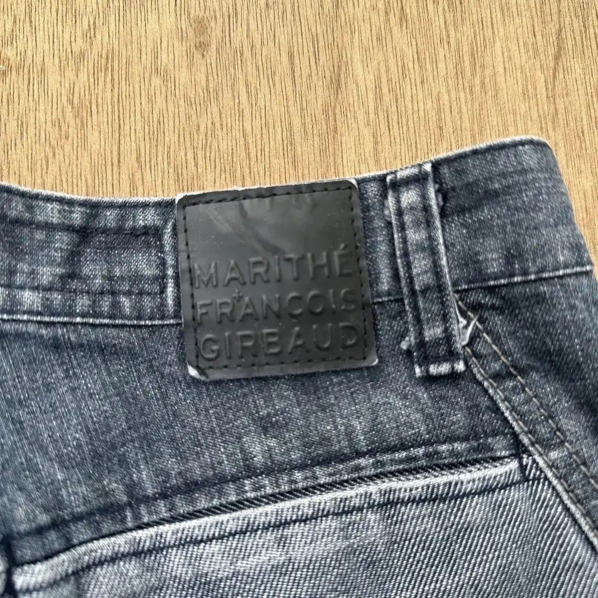 Marithe + Francois Girbaud UNIQUE‼️MARITHE FRANCOIS GIRBAUD JEAN SELVEDGE PATHWORK RARE Size US 26 / EU 42 - 17 Thumbnail