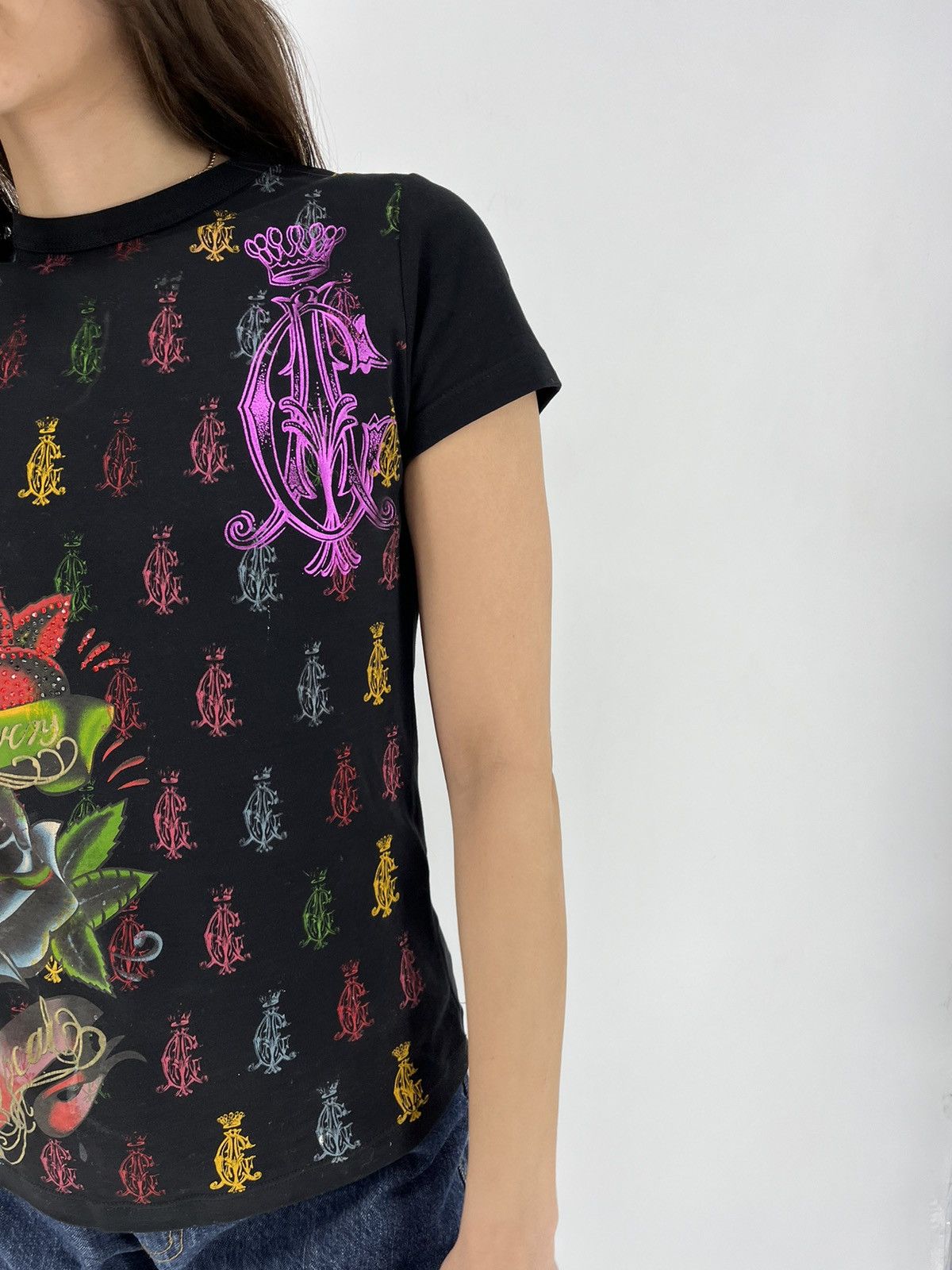 Affliction × Christian Audigier × Ed Hardy Ed Hardy Christian Audigier Affliction Made in USA Tshirt Size XL / US 12-14 / IT 48-50 - 5 Thumbnail