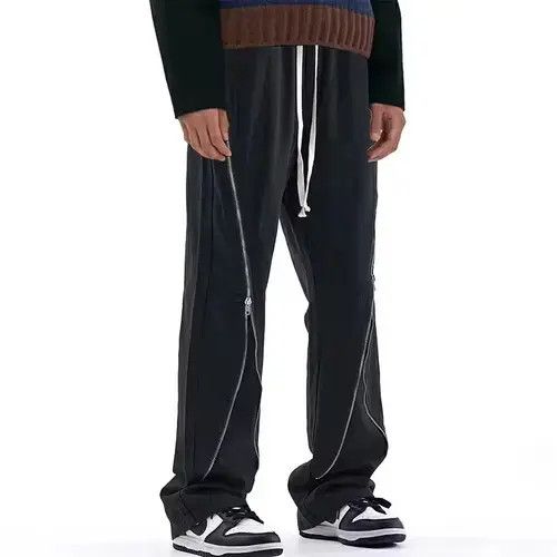 VIBE zipper utility baggy flared pants Size US 34 / EU 50 - 1 Thumbnail