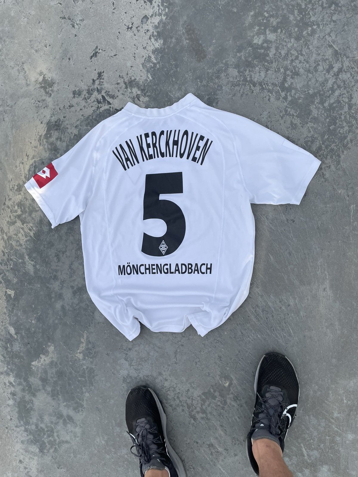 Lotto Sport 2003 Borussia Monchengladbach 5 Van Kerckhoven Soccer Jersey Size US M / EU 48-50 / 2 - 3 Thumbnail