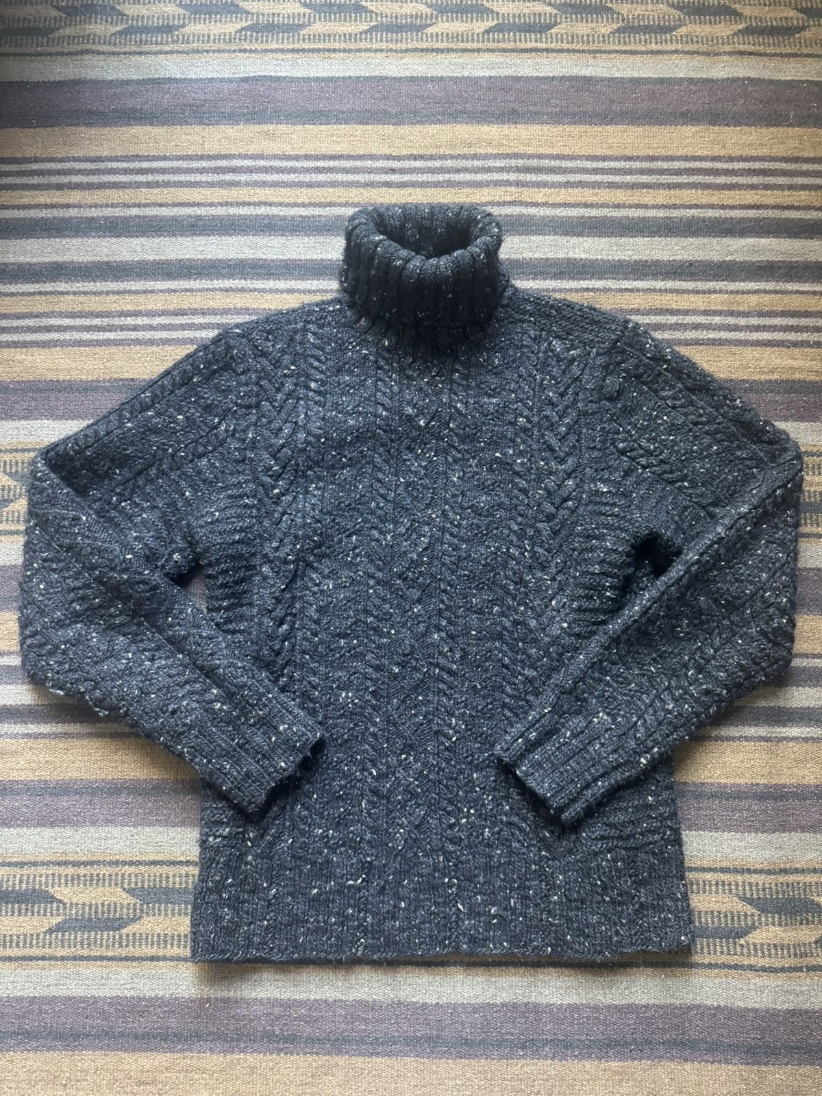 RRL Ralph Lauren Hand Knit Turtle Neck Size US M / EU 48-50 / 2 - 1 Thumbnail