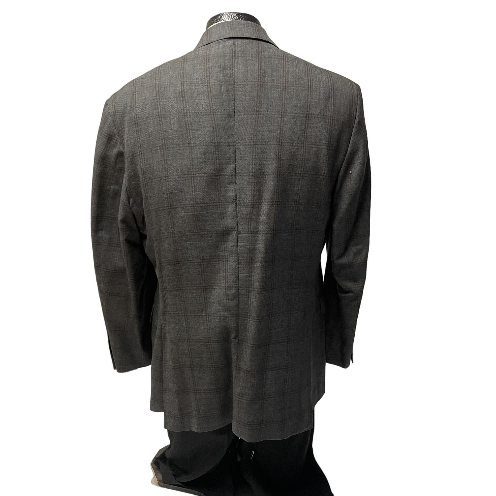 Jos. A. Bank Jos A Bank Sport Coat OVERCHECK Jacket SILK Wool Blazer Size 42R - 3 Thumbnail