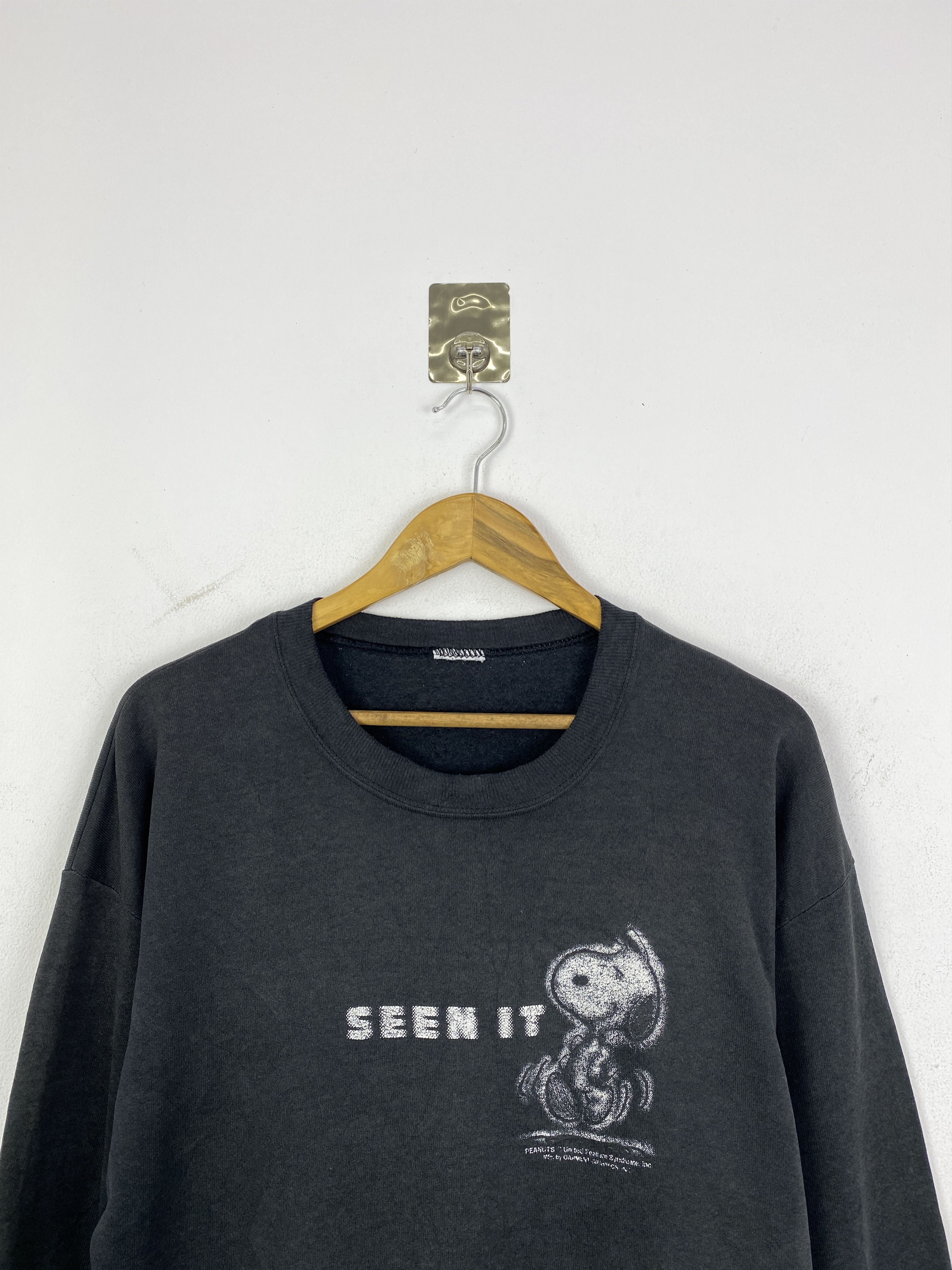 Peanuts Vintage 90s Snoopy Peanuts Sweatshirt SH0225 Size US L / EU 52-54 / 3 - 2 Thumbnail