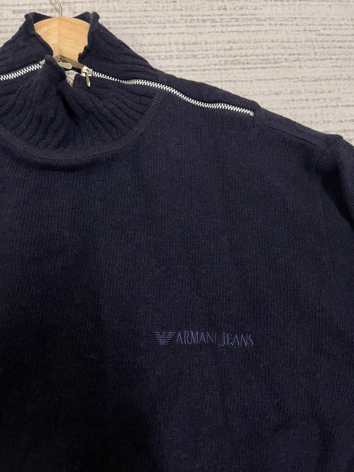 Emporio Armani × Giorgio Armani 90s lampo zip armani sweatshirt Size US M / EU 48-50 / 2 - 8 Thumbnail