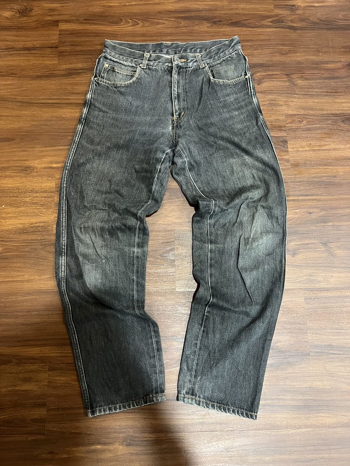 Vintage 90s Comme Des Garcons Homme Balloon Wide Pants Denim