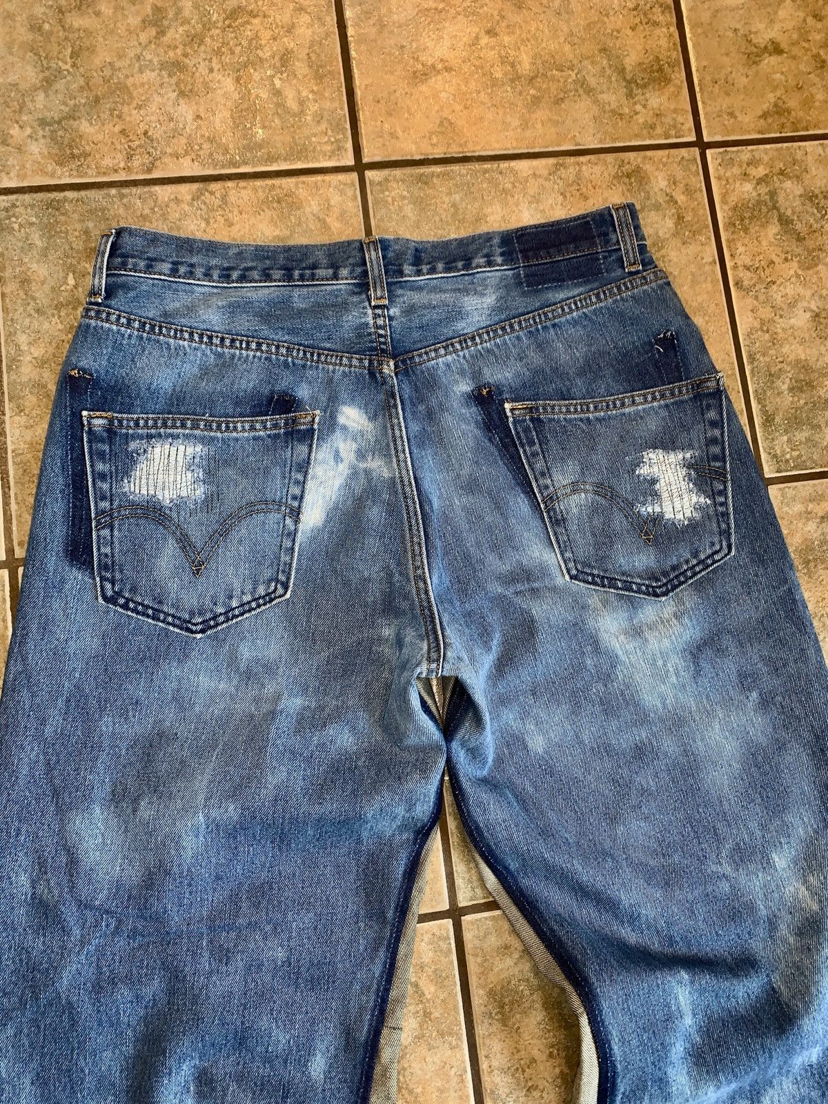 Levi's Vintage Clothing × Vintage Confidential Mafia Reworked Denim Jeans Size US 36 / EU 52 - 7 Thumbnail