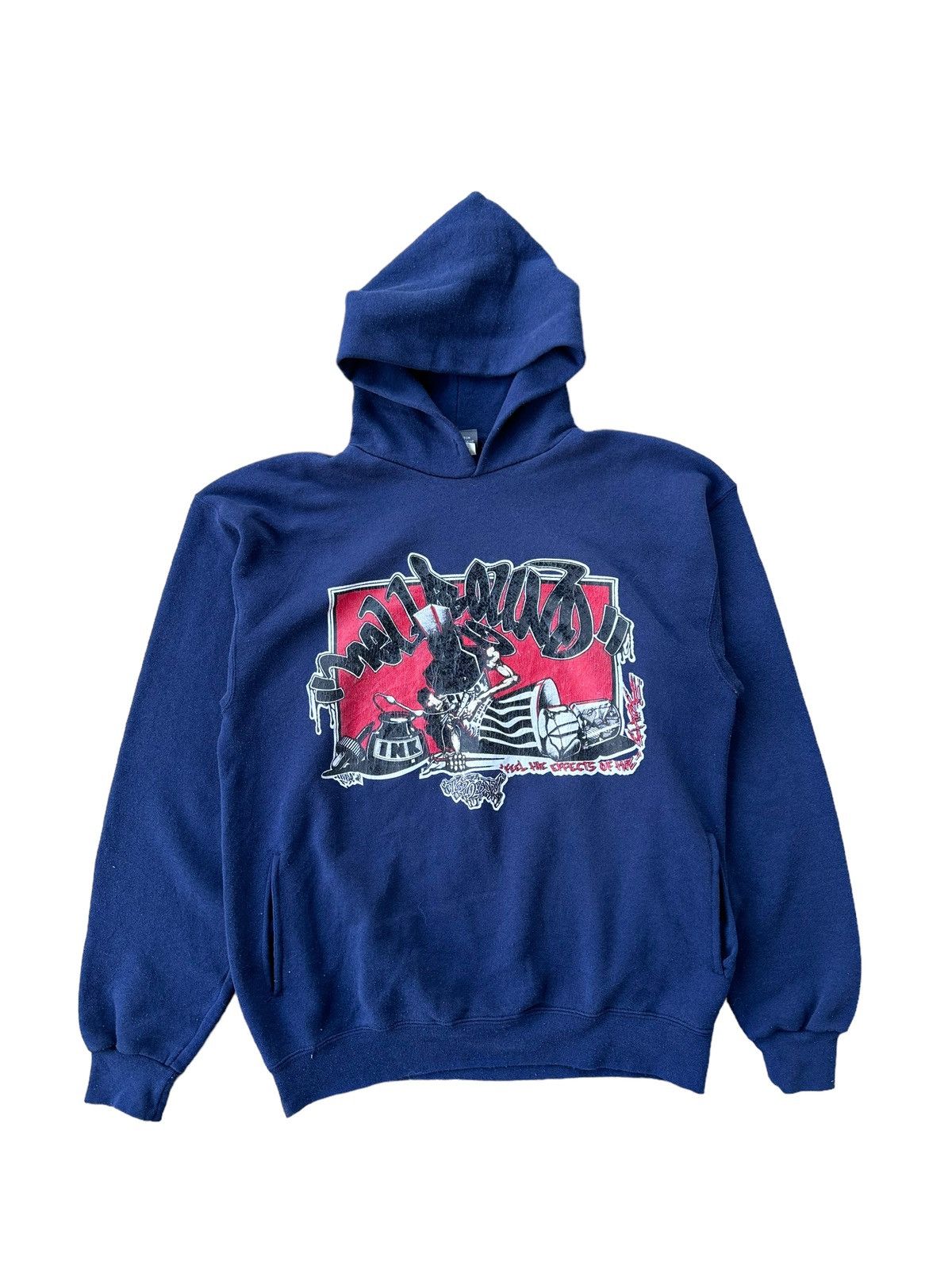 Vintage Vintage 90s Mellbound pullover hoodies Size US L / EU 52-54 / 3 - 1 Thumbnail