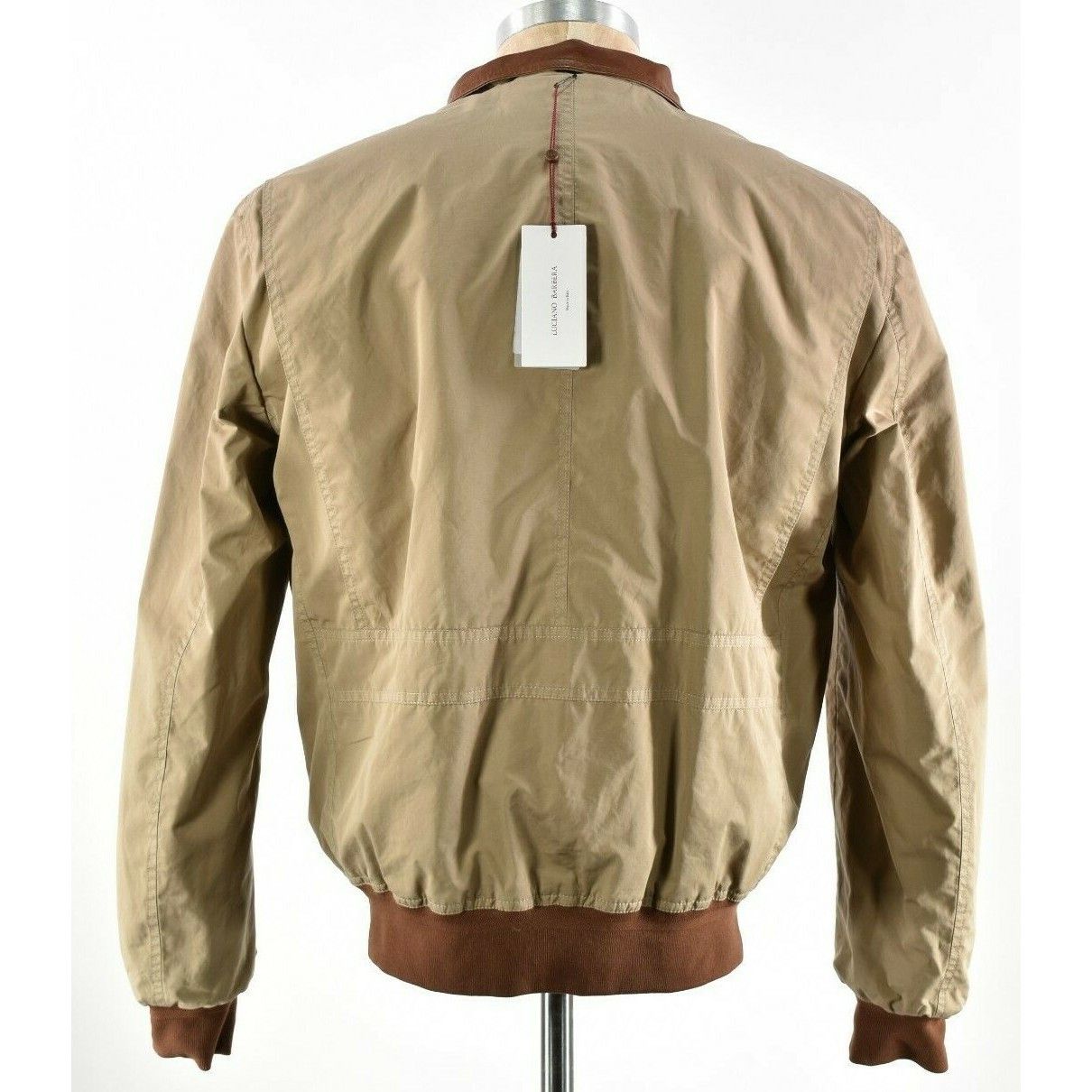 Luciano Barbera Luciano Barbera Jacket Size XL US In Brown Leather Size US XL / EU 56 / 4 - 7 Thumbnail