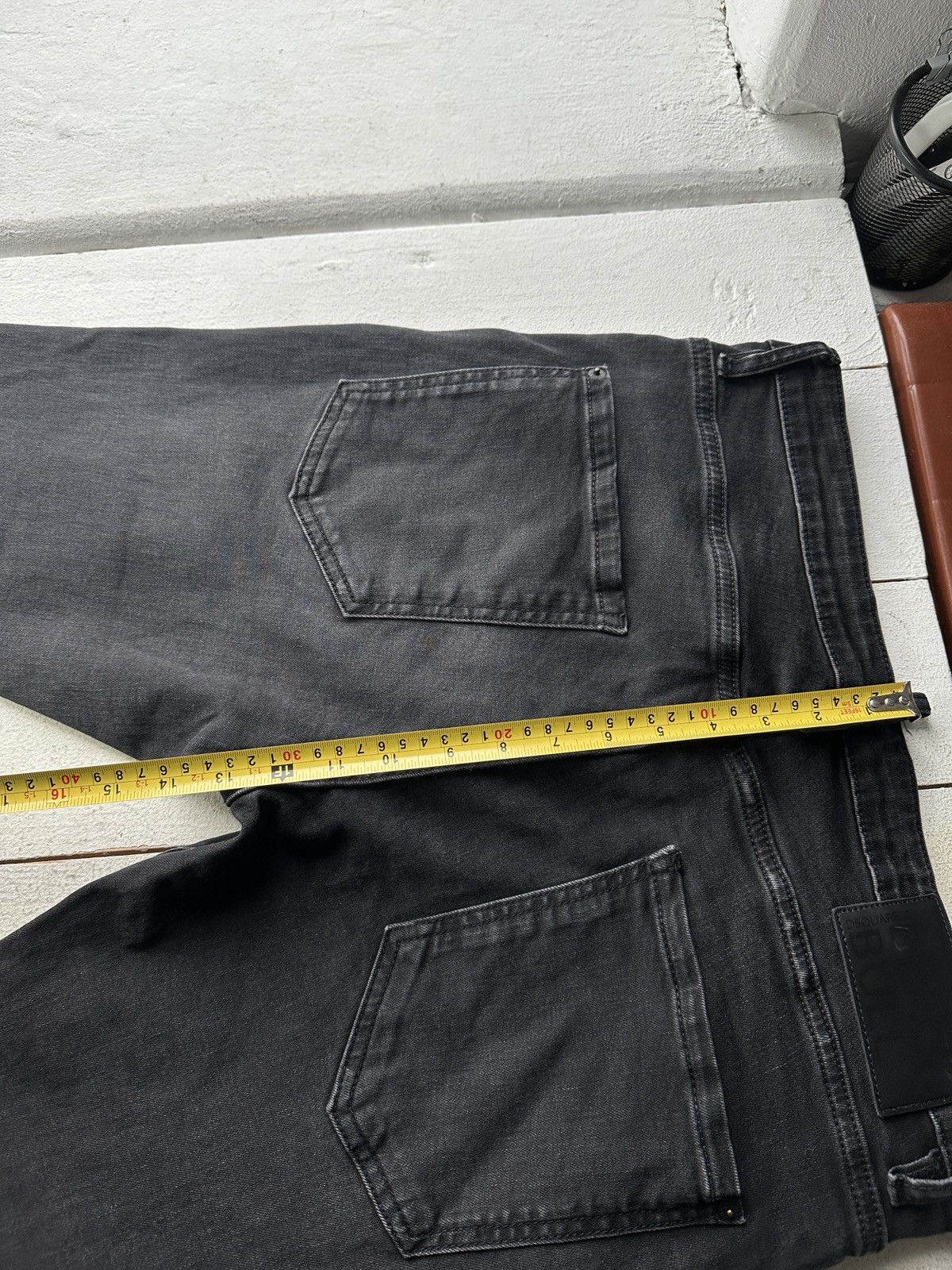 Dsquared2 🚨PUNK DSQUARED2 OPIUM SKINNY 96 BLUE MENS JEANS Y2k BIKER Size US 35 - 14 Thumbnail