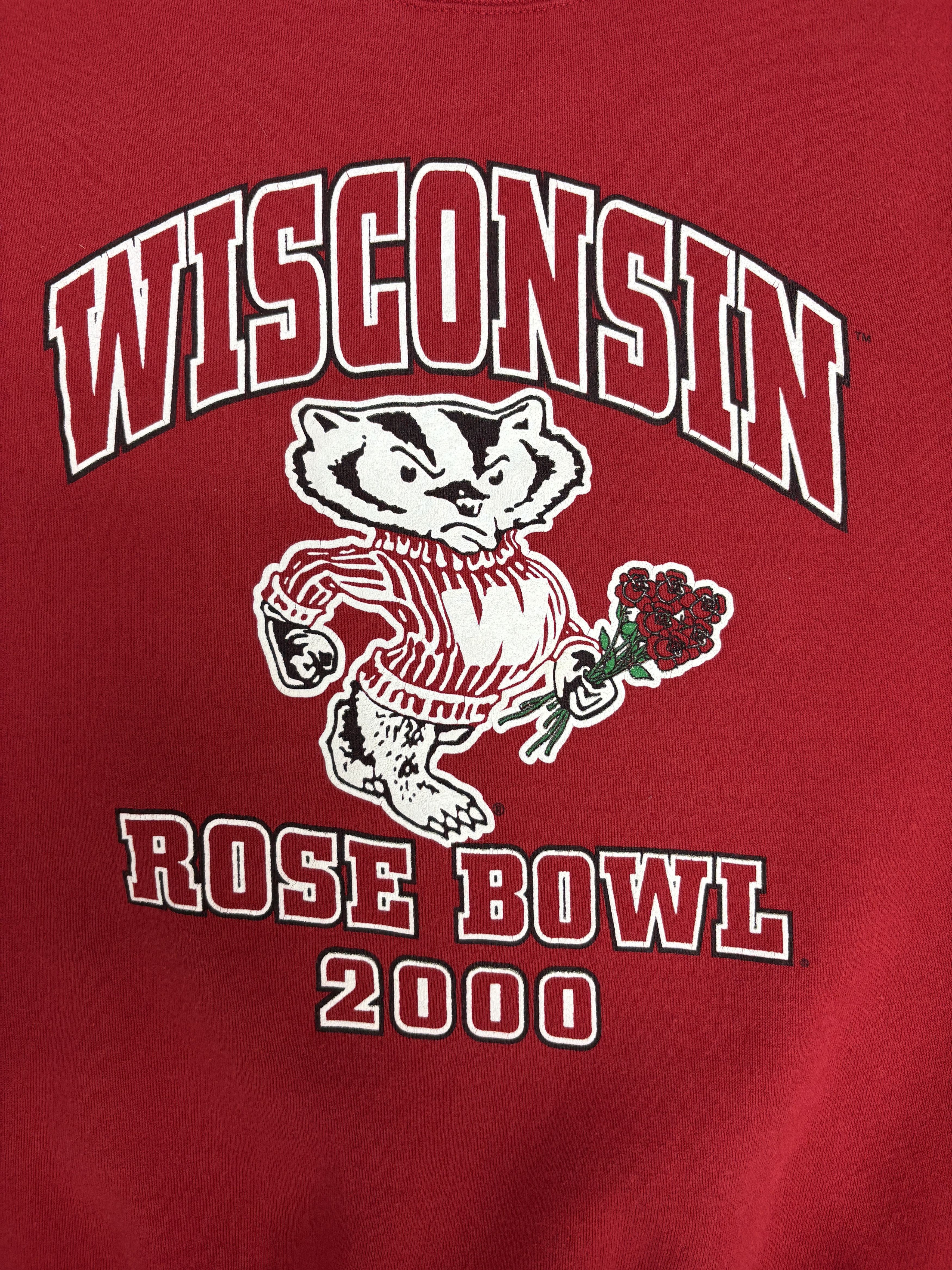 Vintage Wisconsin Badgers Rose Bowl 2000 Vintage Crewneck Sweater Size US M / EU 48-50 / 2 - 2 Thumbnail