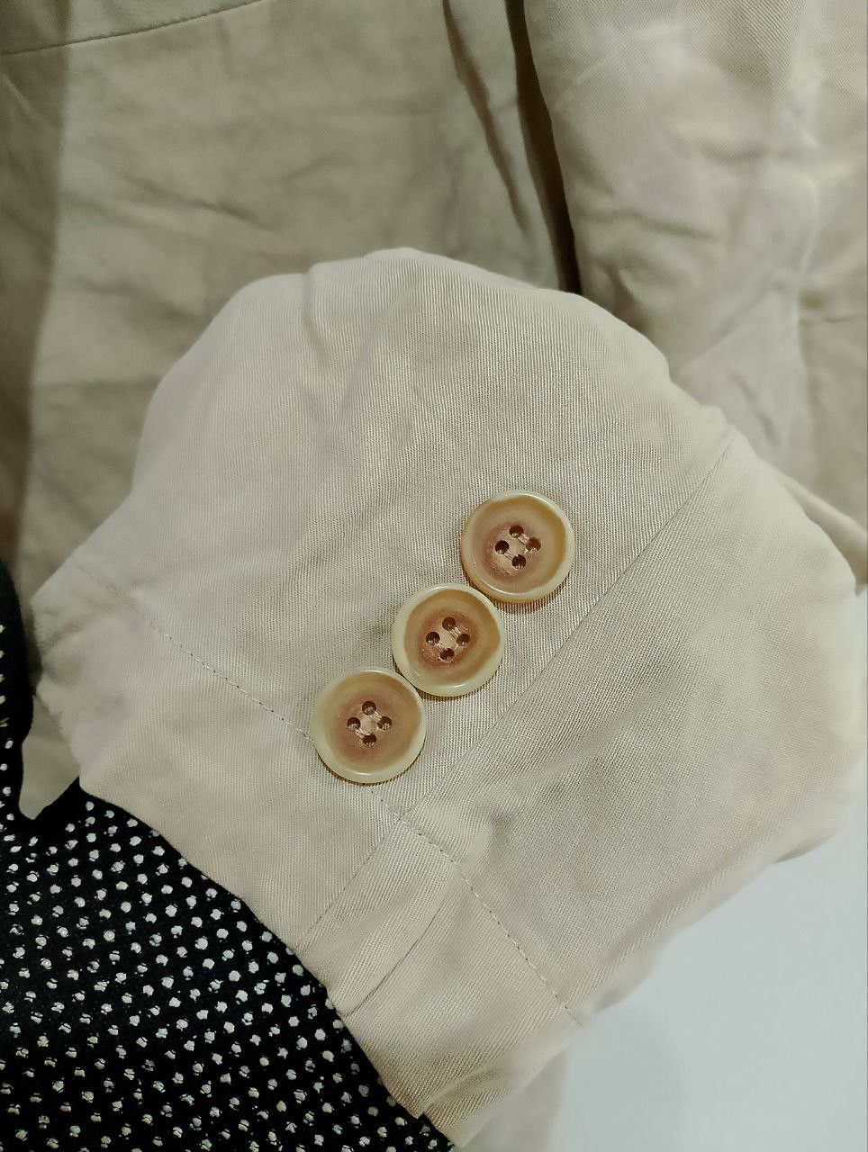 Japanese Brand INTERMEZZO TENCEL™ Single Breasted Japan Made Blazer Jacket Size 44R - 4 Thumbnail
