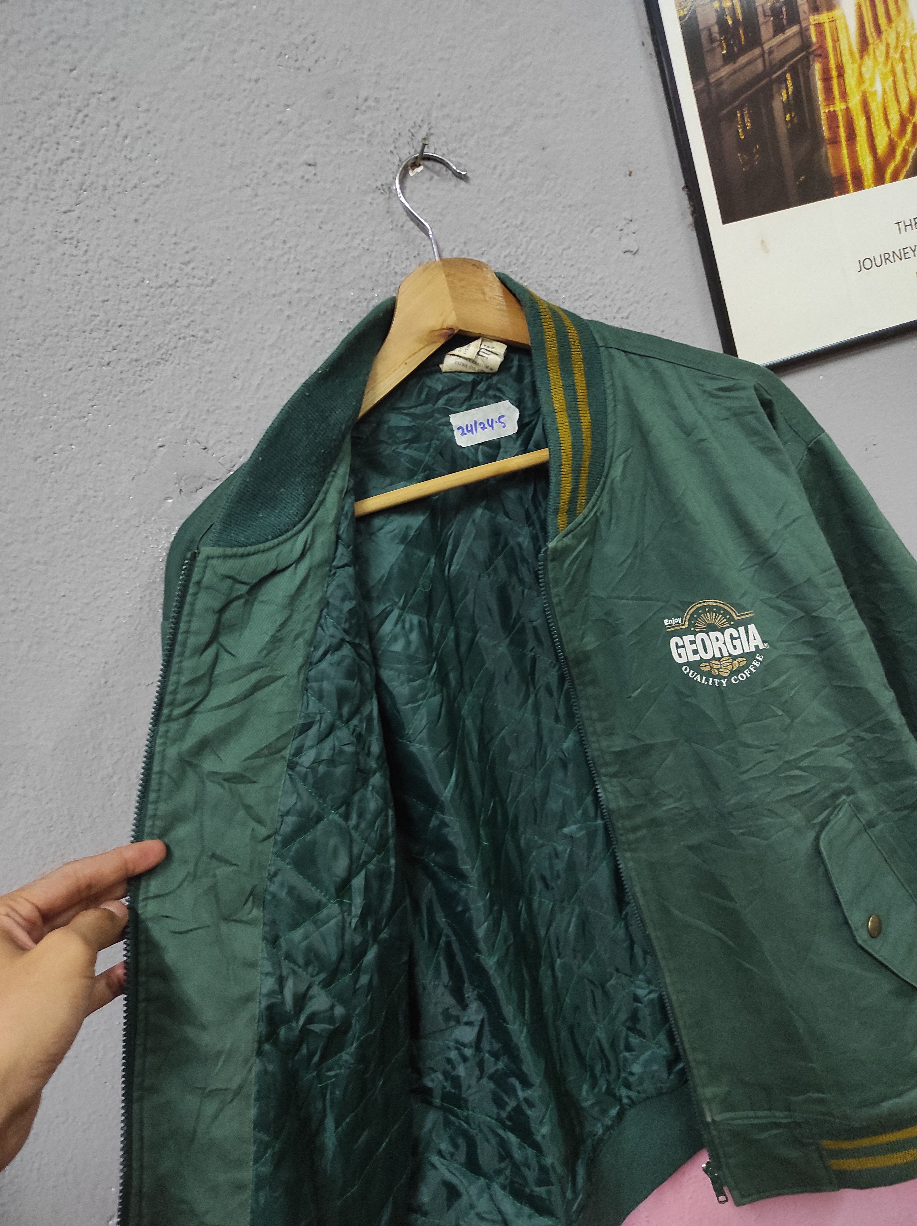 Coca Cola × Japanese Brand × Vintage GEORGIA COCA COLA COMPANY VTG BOMBER JACKET Size US M / EU 48-50 / 2 - 3 Thumbnail