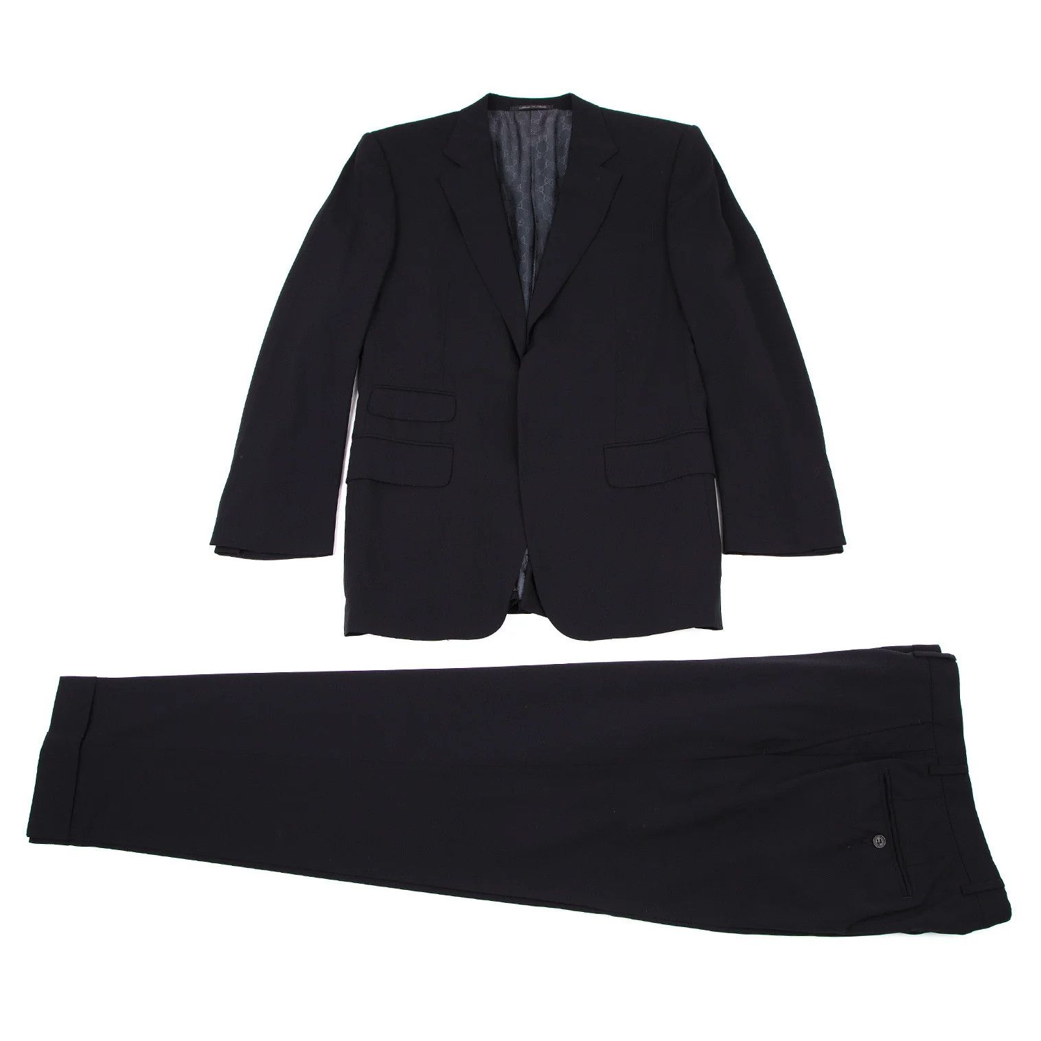 Gucci Stretch Wool Slacks Pants in Navy Size 46 Size US 30 / EU 46 - 15 Thumbnail