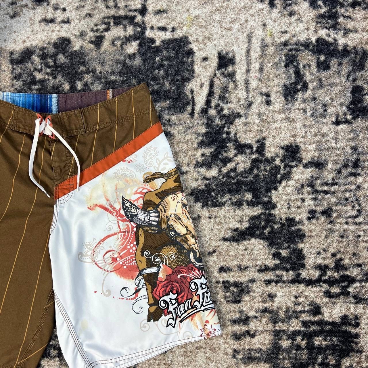Billabong Billabong Vintage Y2K Big Logo Surf Style Shorts Size US 33 - 4 Thumbnail