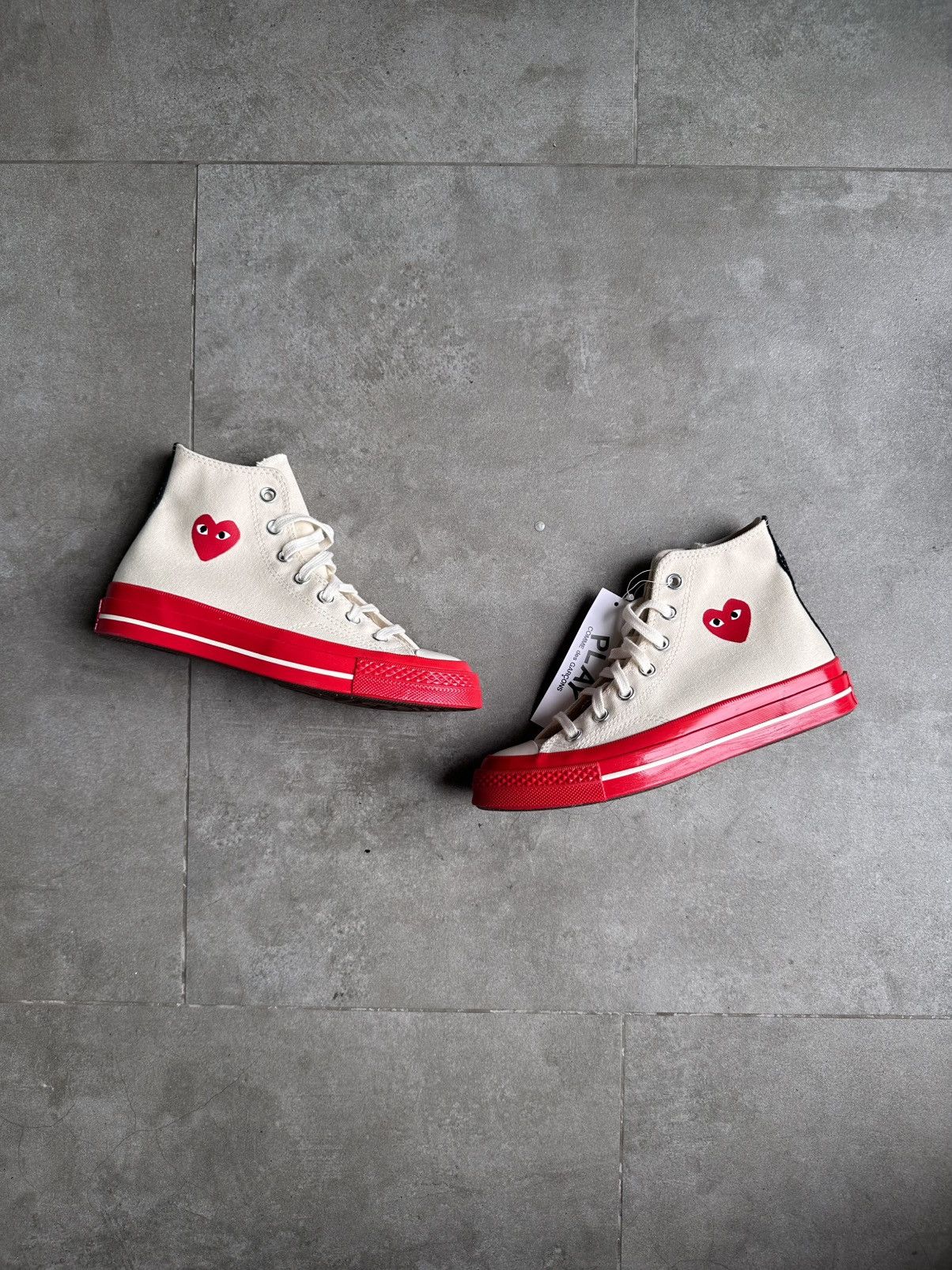Comme des Garcons PLAY × Converse CDG PLAY x CONVERSE HI CHUCK TAILOR 70 Size US 6.5 / IT 36.5 - 5 Thumbnail