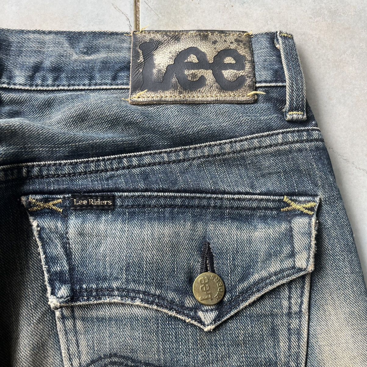 Lee Distressed Vintage Lee Riders Gold Label Japan Jeans Size US 33 - 5 Thumbnail