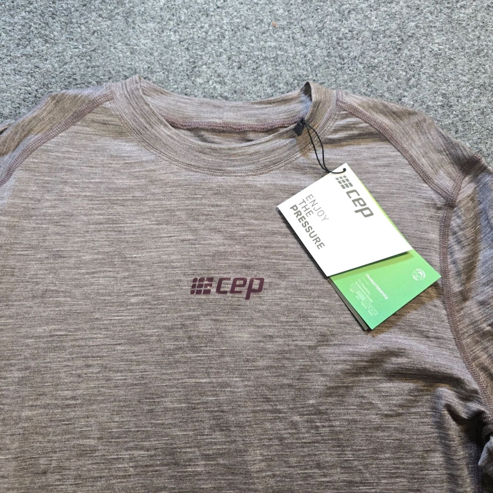 Vintage CEP Top Mens Size Medium Gray Cold Weather Merino Wool Running Ski Layer Knit Size US M / EU 48-50 / 2 - 2 Thumbnail