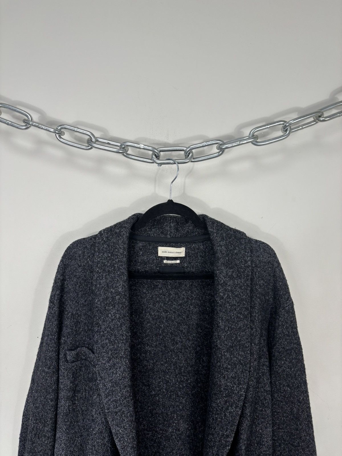 Isabel Marant Etoile Isabel Marant Etoile Women’s Dark Gray Wool Cardigan Jacket Size XS / US 0-2 / IT 36-38 - 2 Thumbnail