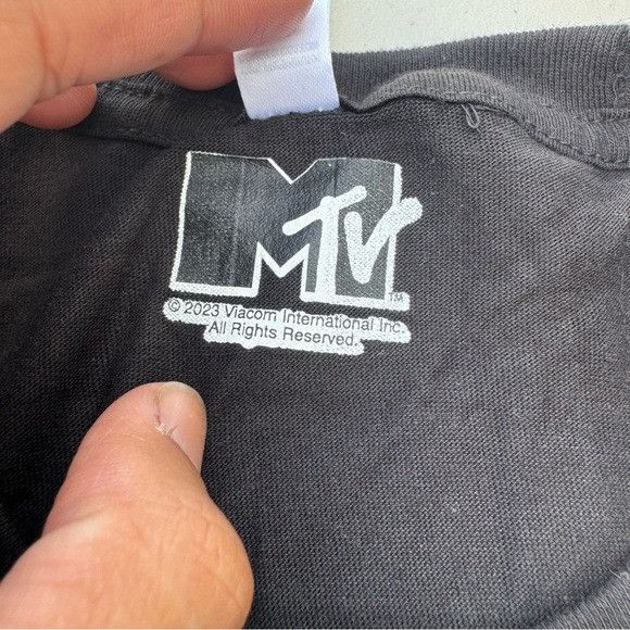 Designer × Mtv NEW MTV MOTORCYCLE LOGO BLACK T-SHIRT SZ LARGE L Size US L / EU 52-54 / 3 - 5 Thumbnail