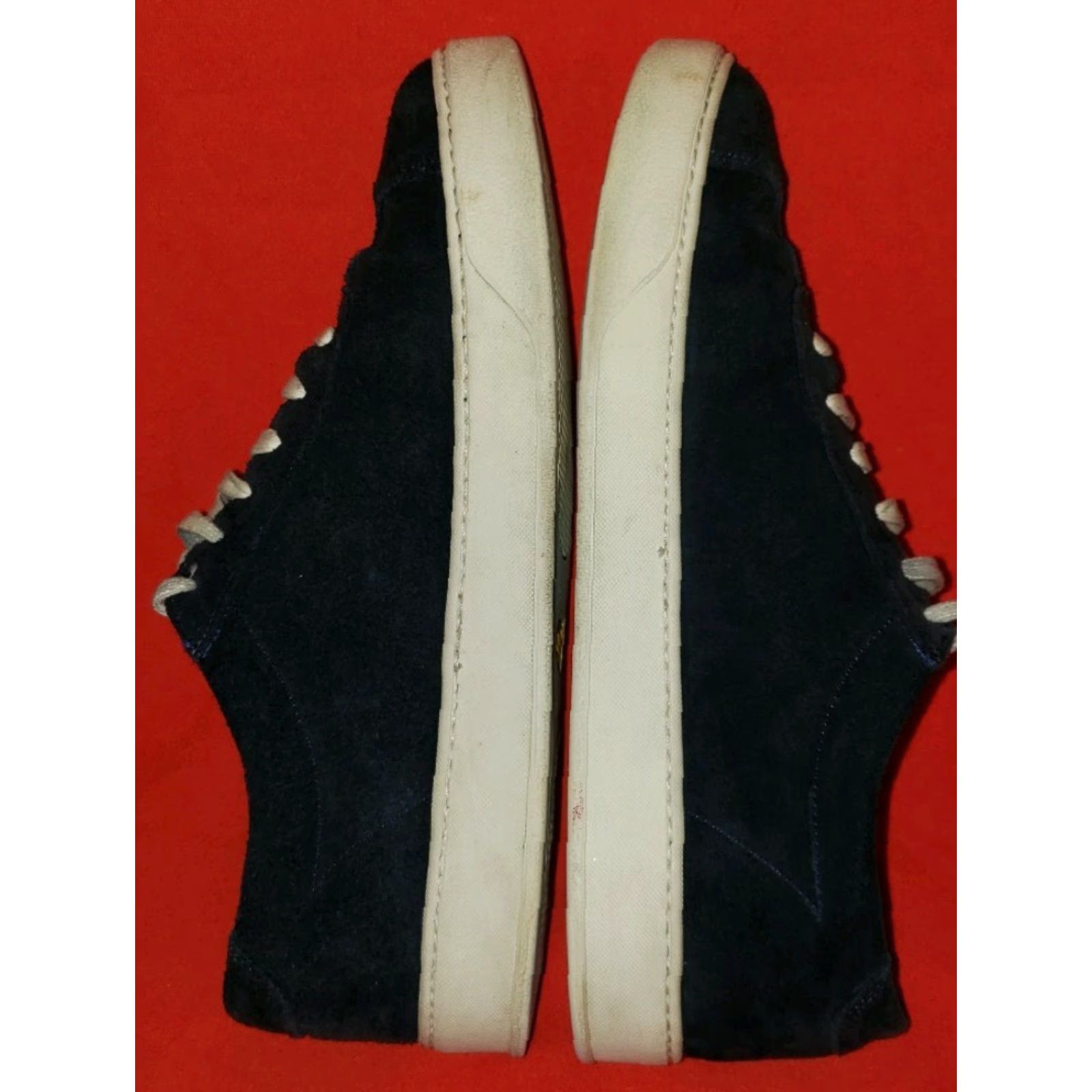 Allen Edmonds Allen Edmonds Men's Court Canal Suede Sneakers 10M Blue Model 3742 43869 Sneakers Casual Shoes Shoes Court Canal Suede Blue 10M Mens Size US 10 / EU 43 - 7 Thumbnail