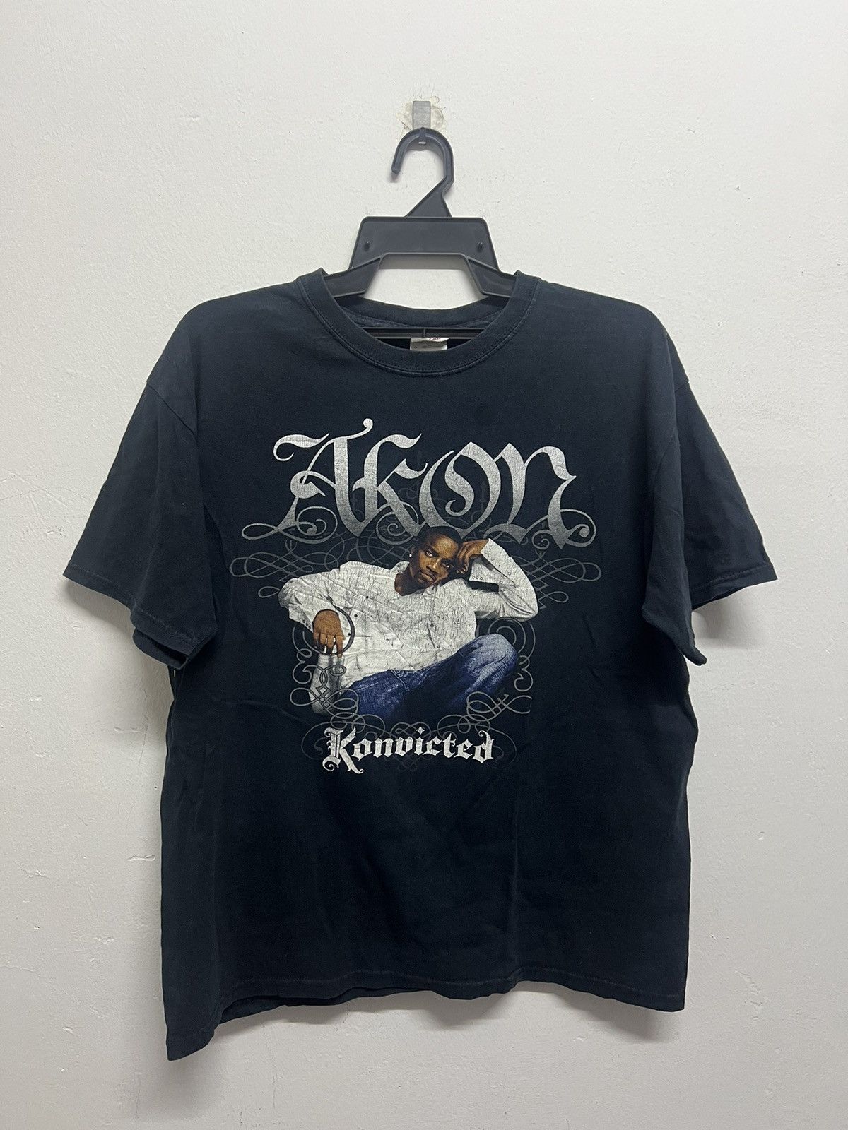 Rap Tees × Vintage Vintage Akon Konvicted Album Rap Tees Size US L / EU 52-54 / 3 - 1 Thumbnail