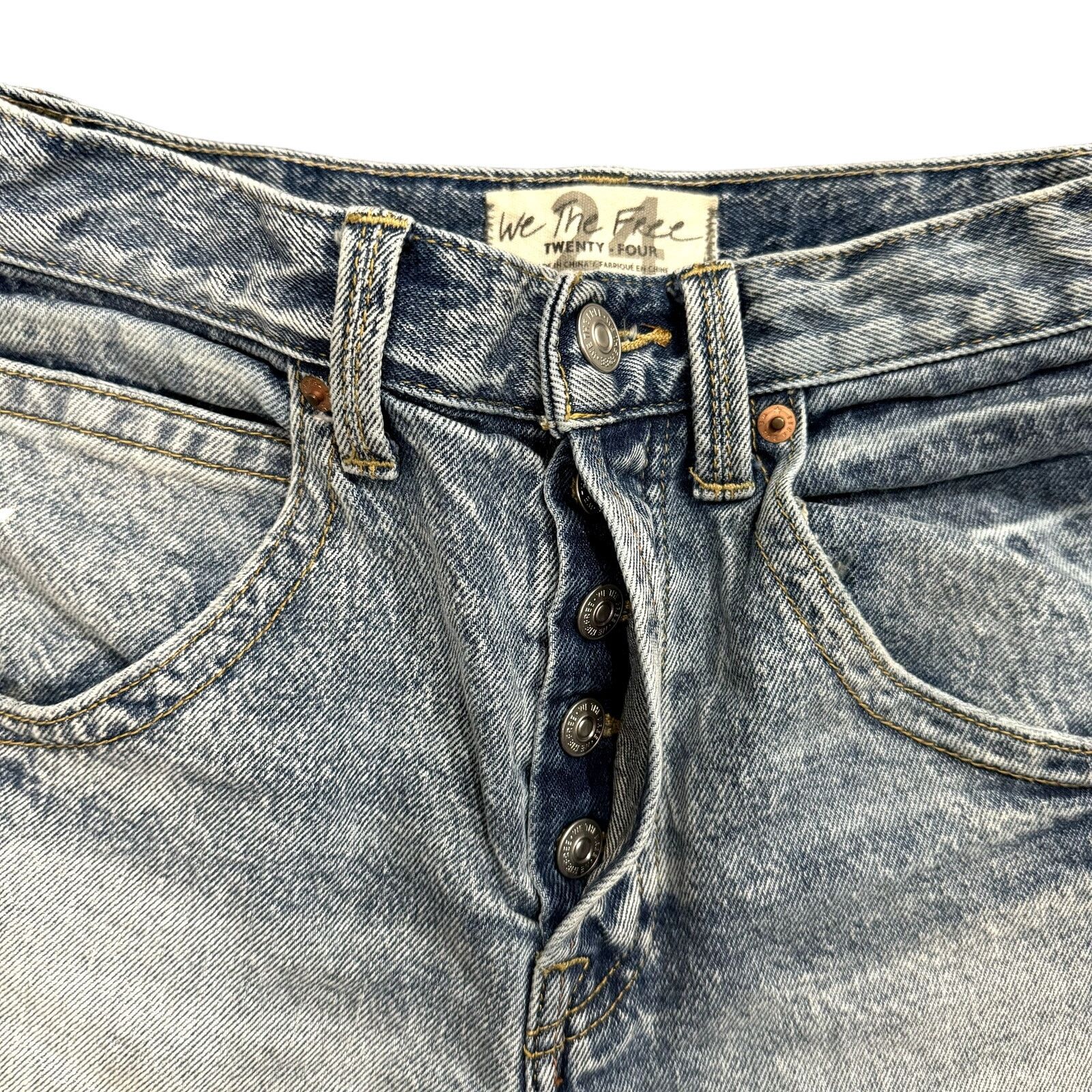 Free People Free People Taliesin Cutoff Short in Blue, Size 24 Size 24" / US 00 / IT 34 - 5 Thumbnail