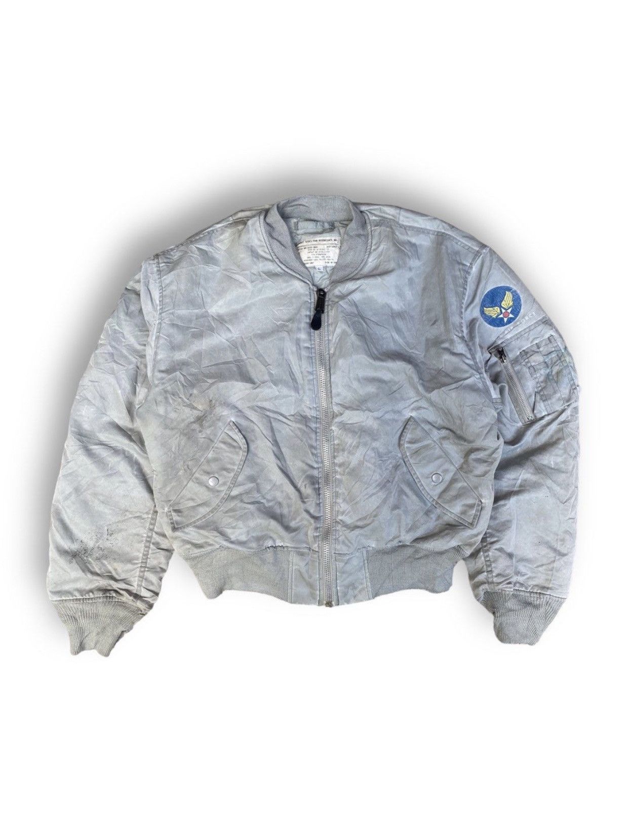 Other Vintage MA 1 US Air Force Reversible Bomber Jacket. #C3 Size US L / EU 52-54 / 3 - 1 Thumbnail