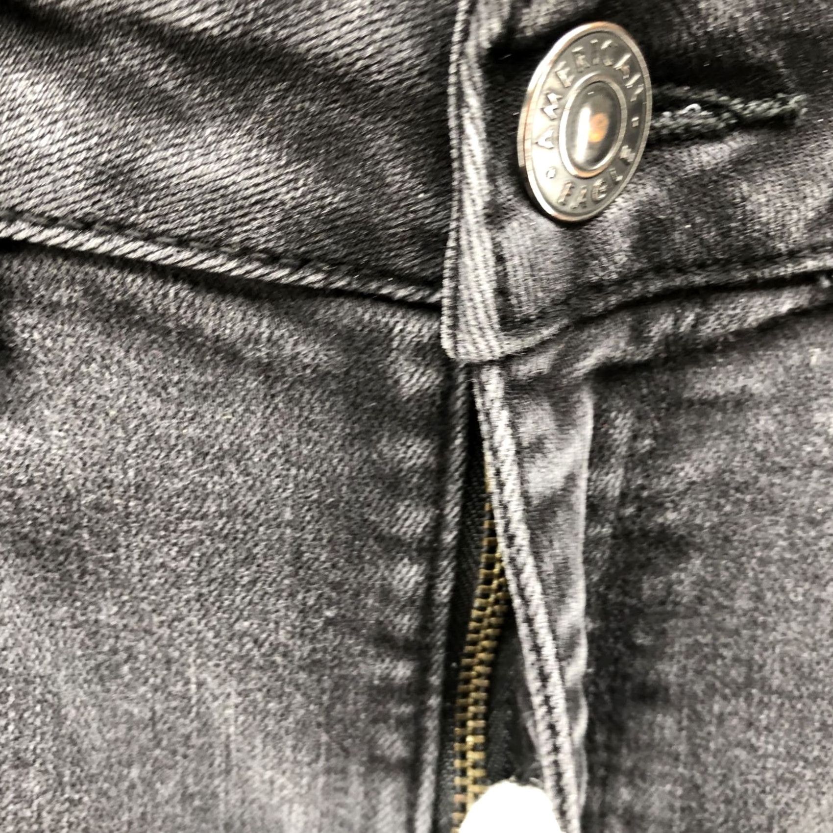 American Eagle Outfitters American Eagle Outfitters Jegging Womens 4 Black Stretch Jeans High-Rise 5-Pocket Denim Size 27" / US 4 / IT 40 - 5 Thumbnail
