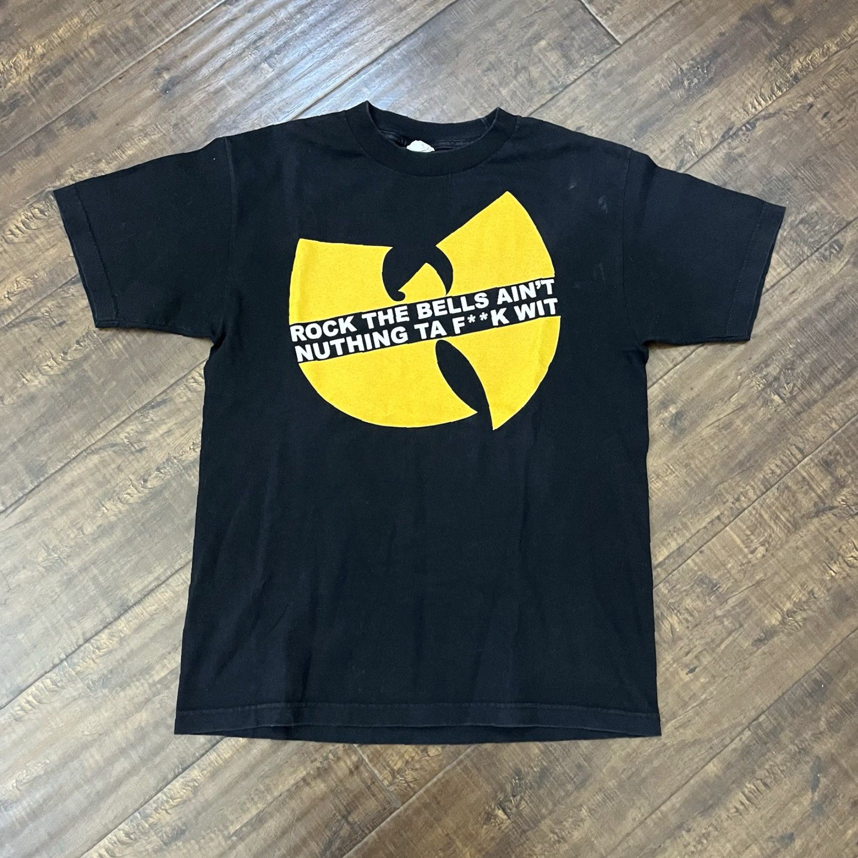 Bell VINTAGE Alstyle Wu Tang Clan Rock The Bells T-Shirt Mens Medium Black Hip Hop 90s Rap Tee Ol Dirty Bastard Size US M / EU 48-50 / 2 - 2 Thumbnail