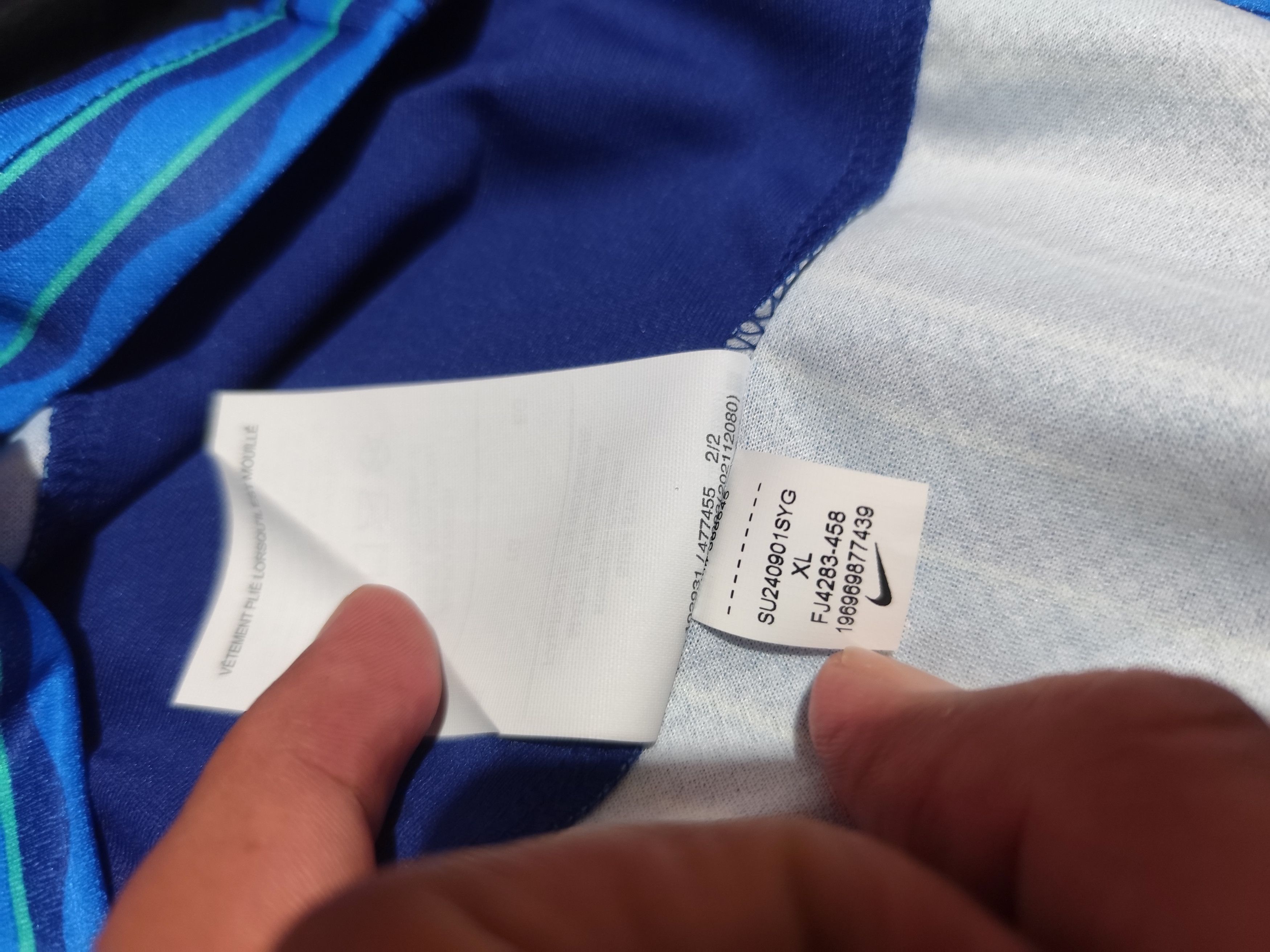 Nike Nike x Brazil 2024 Mario Zagallo #7 Vini Jr. Away Jersey Size US XL / EU 56 / 4 - 13 Thumbnail