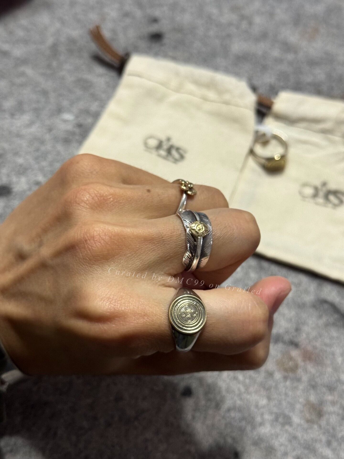 TANAKA CHOLOS 18K Gold Infinity Wheel Ring Size ONE SIZE - 1 Thumbnail