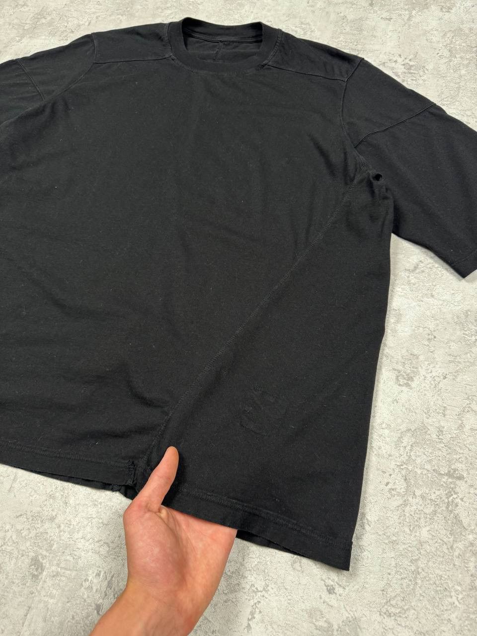 Designer Rare Rick Owens Black T-shirt One Size Size US M / EU 48-50 / 2 - 5 Thumbnail