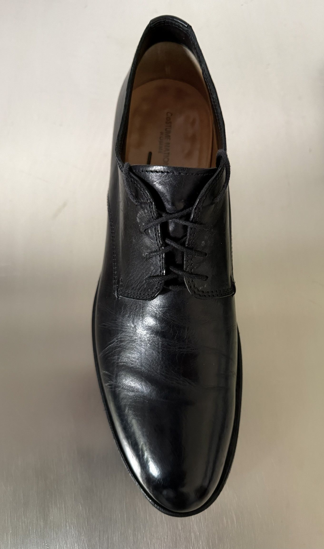 Costume National Costume National Homme Black Leather Derby EU44 Size US 11 / EU 44 - 6 Thumbnail