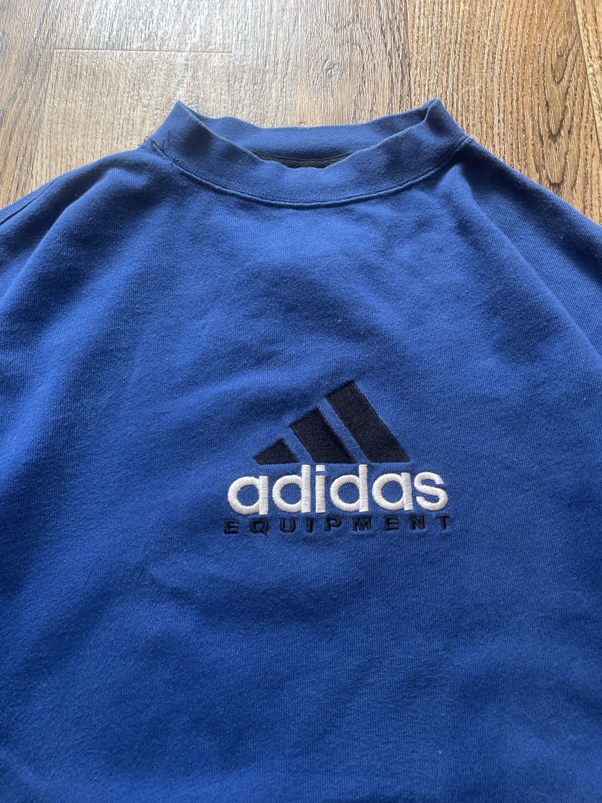 Adidas Rare Vintage Adidas Equipment Cotton Long Sleeve Sweatshirt Size US M / EU 48-50 / 2 - 4 Thumbnail