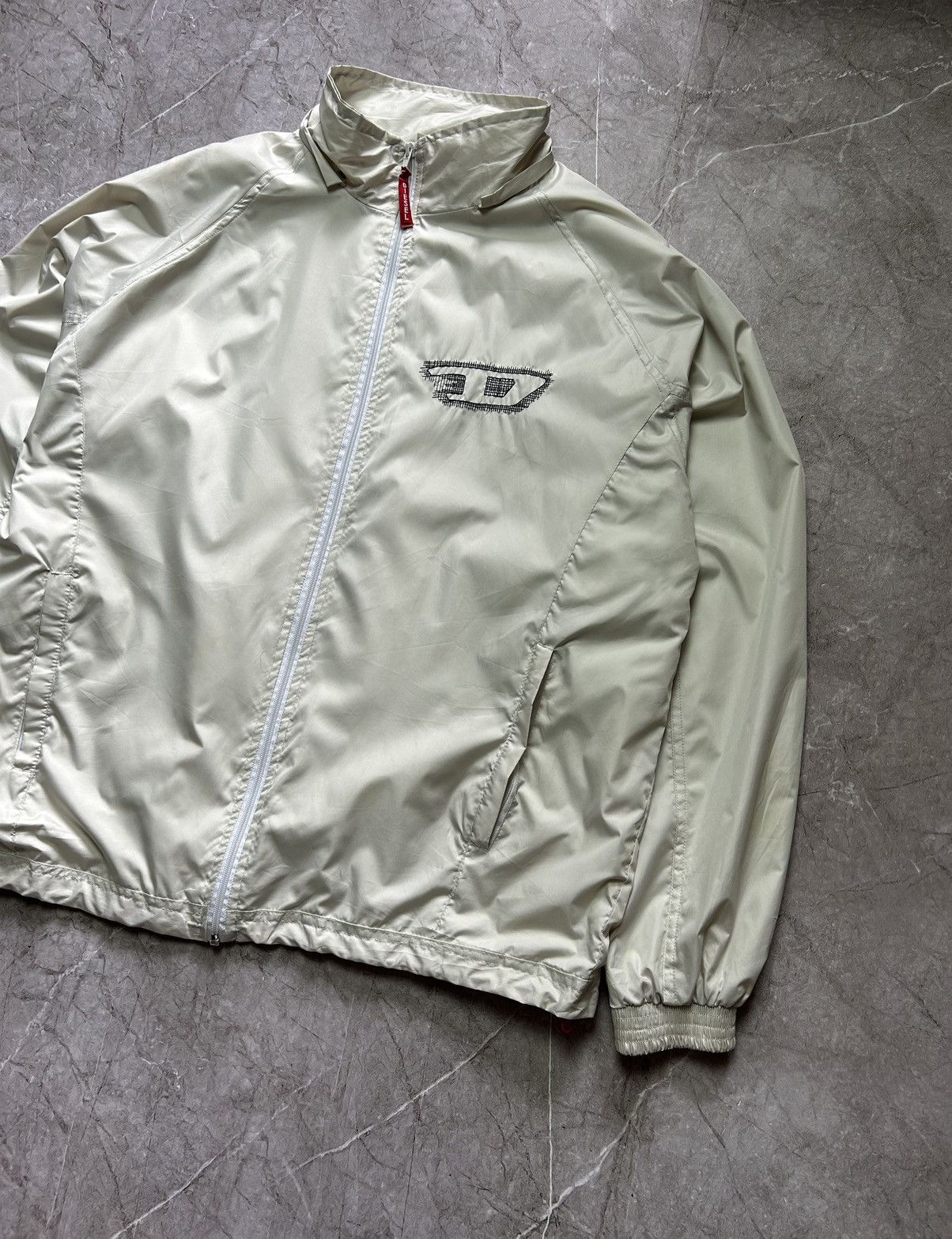 Designer × Diesel × Vintage Vintage Diesel Big Logo nylon Jacket Size US XL / EU 56 / 4 - 5 Thumbnail